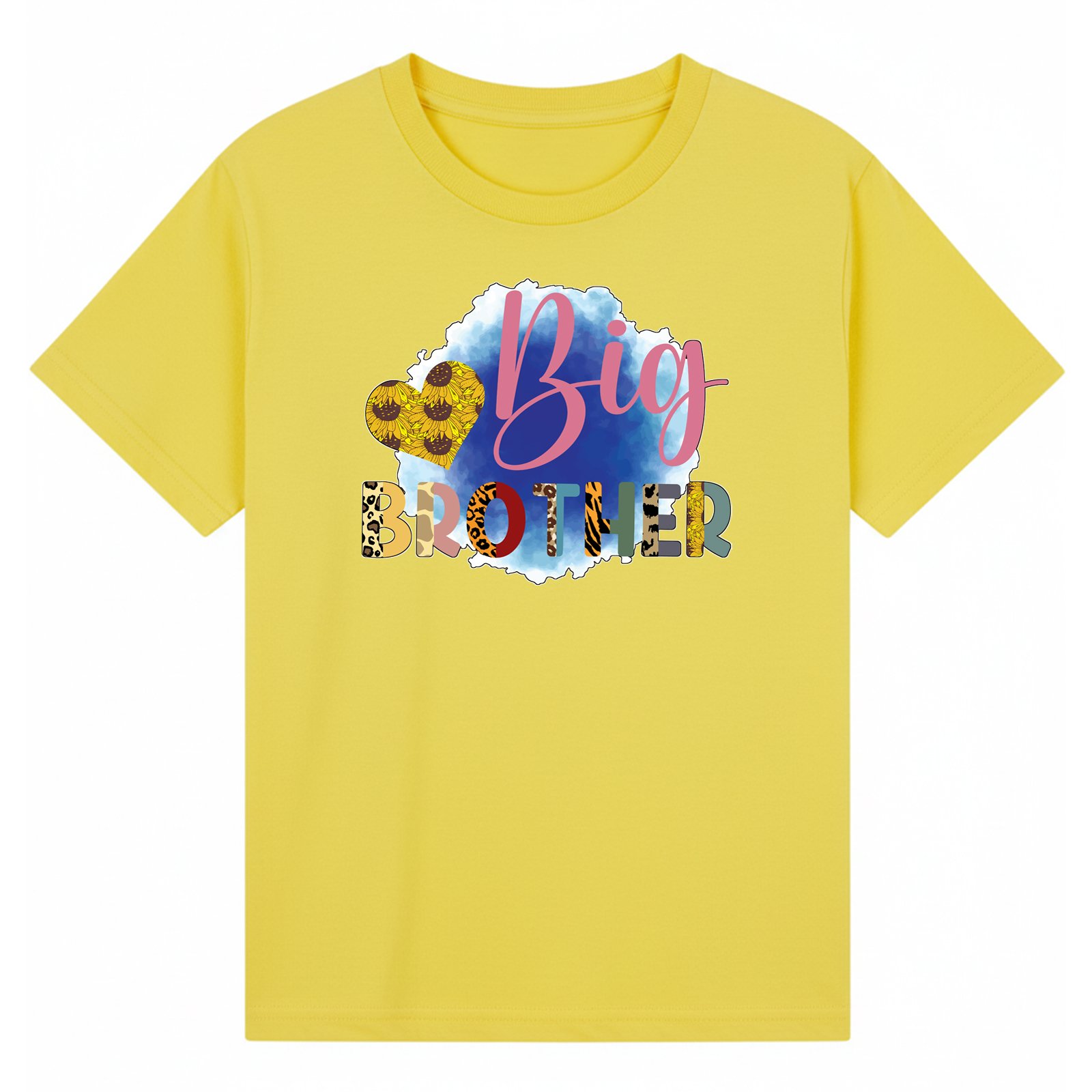 BGBRO22 artwork on yellow T-shirt
