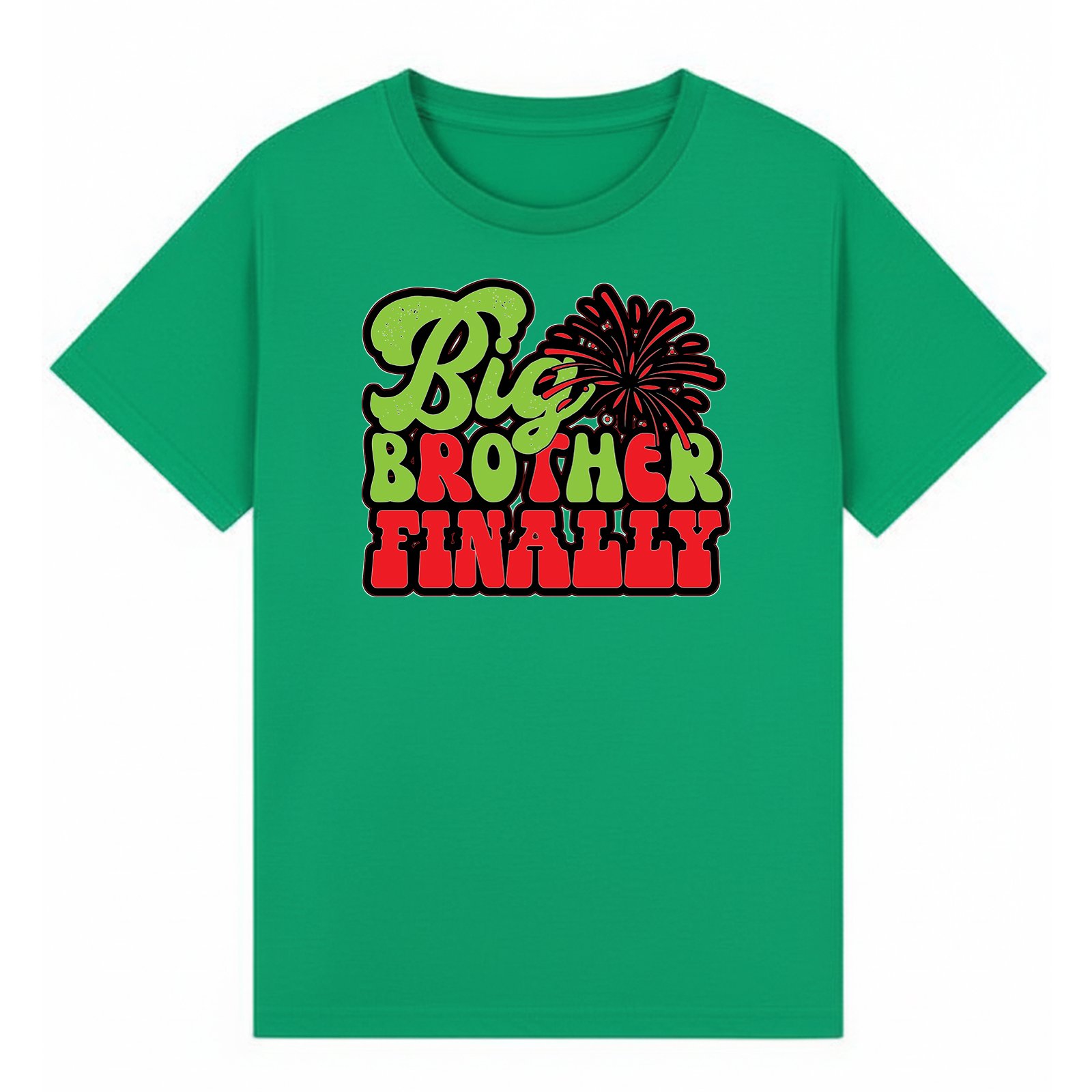BGBRO24 artwork on irish green T-shirt