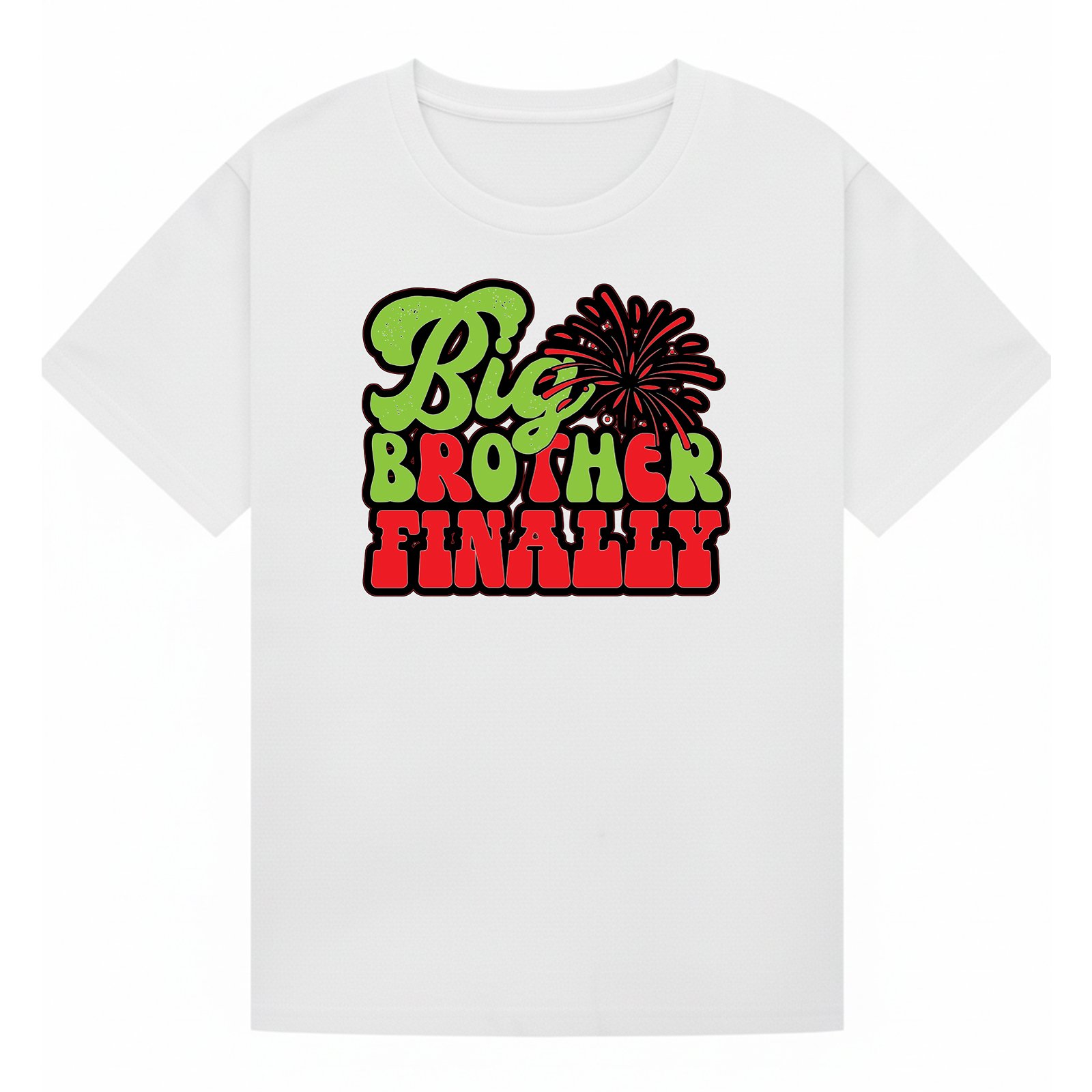 BGBRO24 artwork on white T-shirt