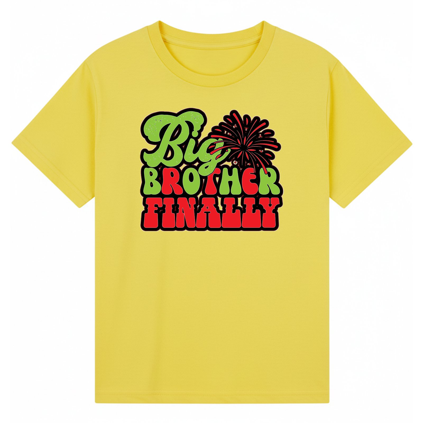 BGBRO24 artwork on yellow T-shirt