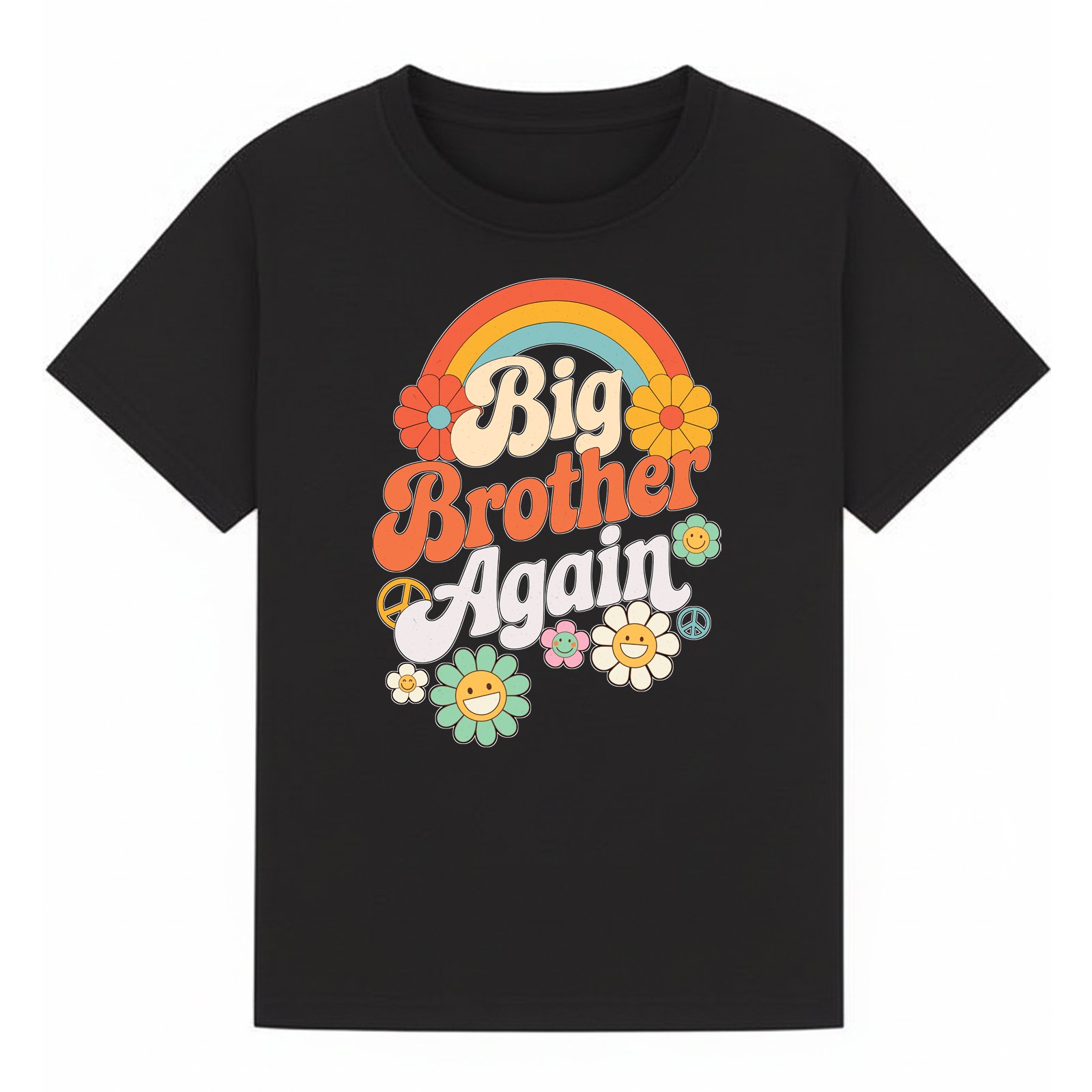 BGBRO26 artwork on black T-shirt
