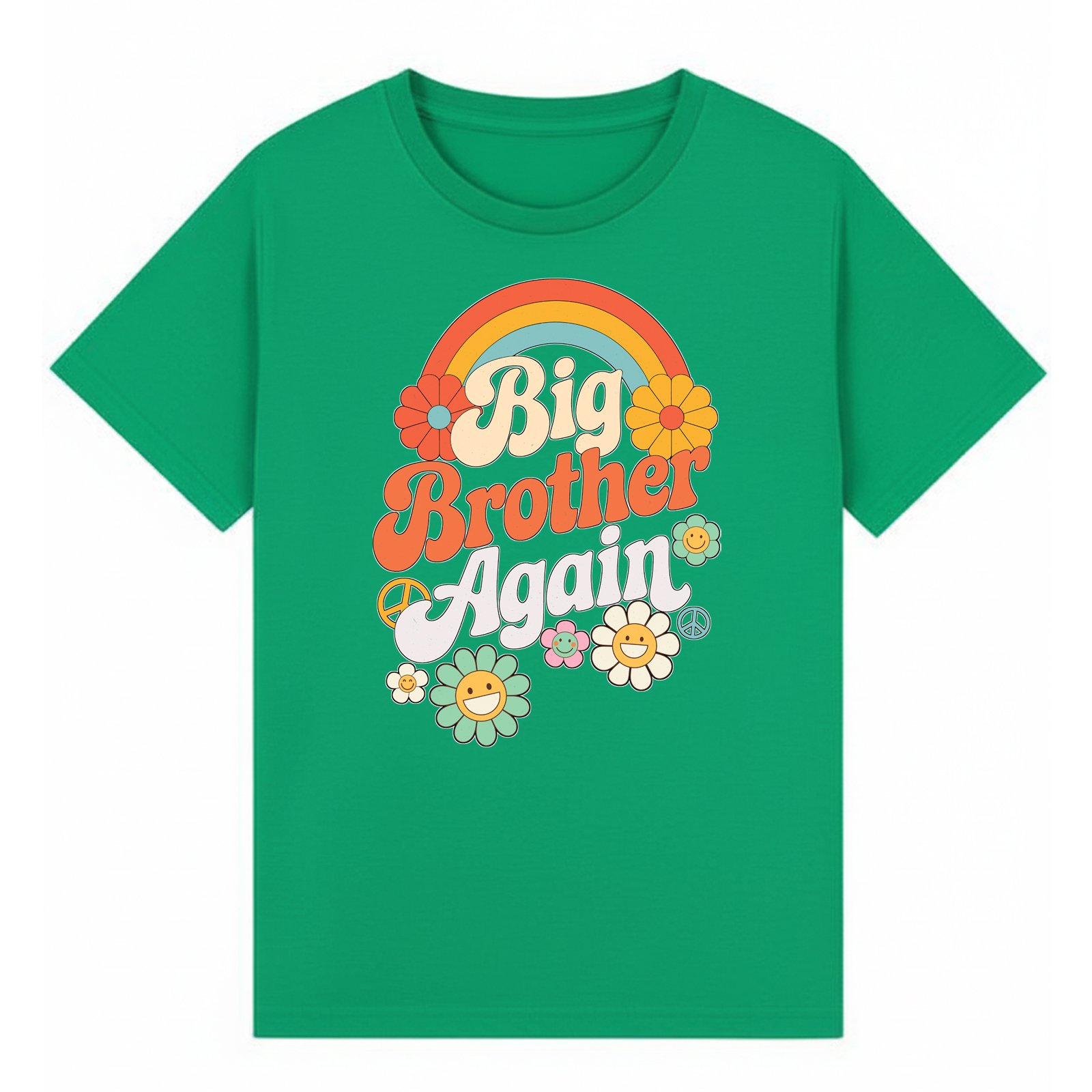 BGBRO26 artwork on irish green T-shirt