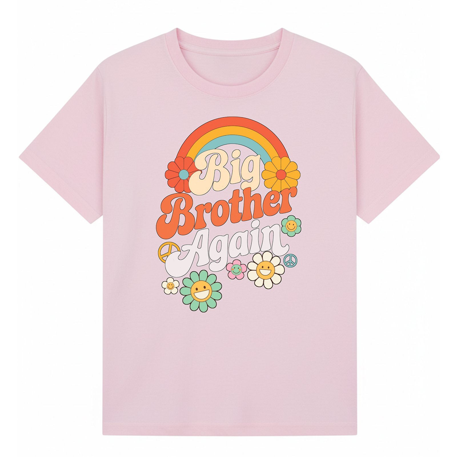 BGBRO26 artwork on light pink T-shirt