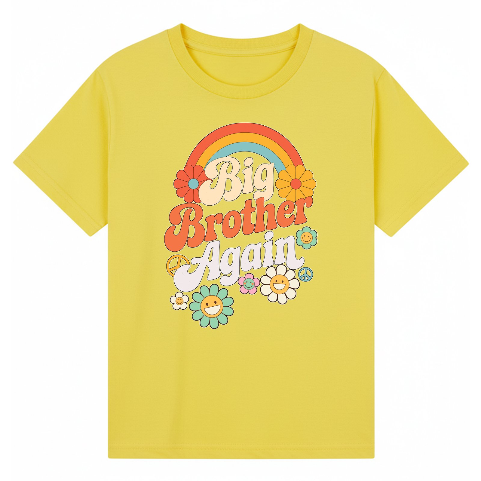 BGBRO26 artwork on yellow T-shirt
