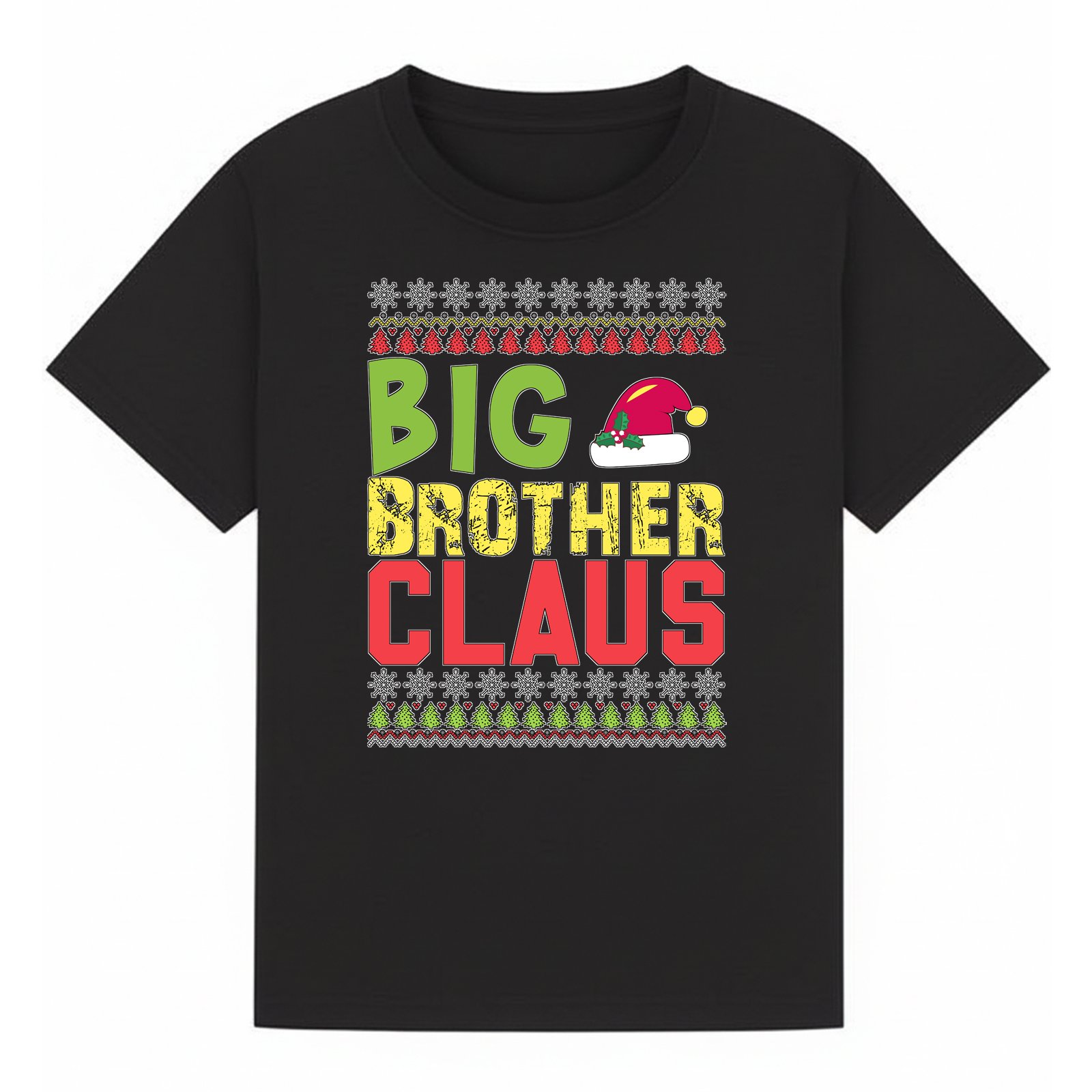 BGBRO27 artwork on black T-shirt