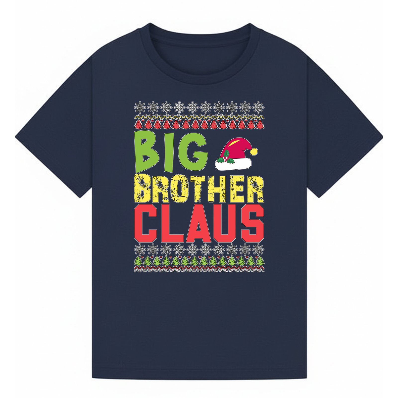 BGBRO27 artwork on navy T-shirt