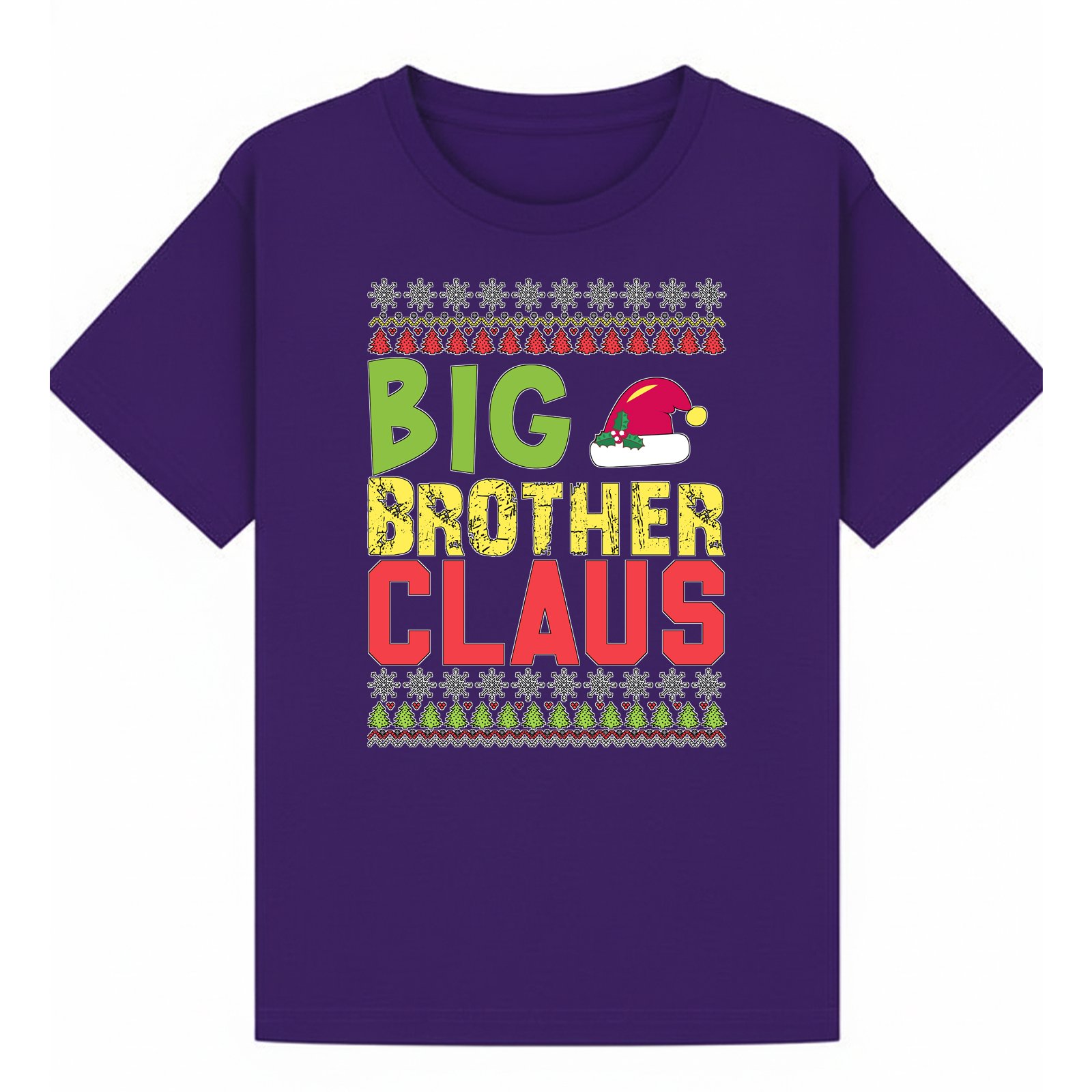 BGBRO27 artwork on purple T-shirt