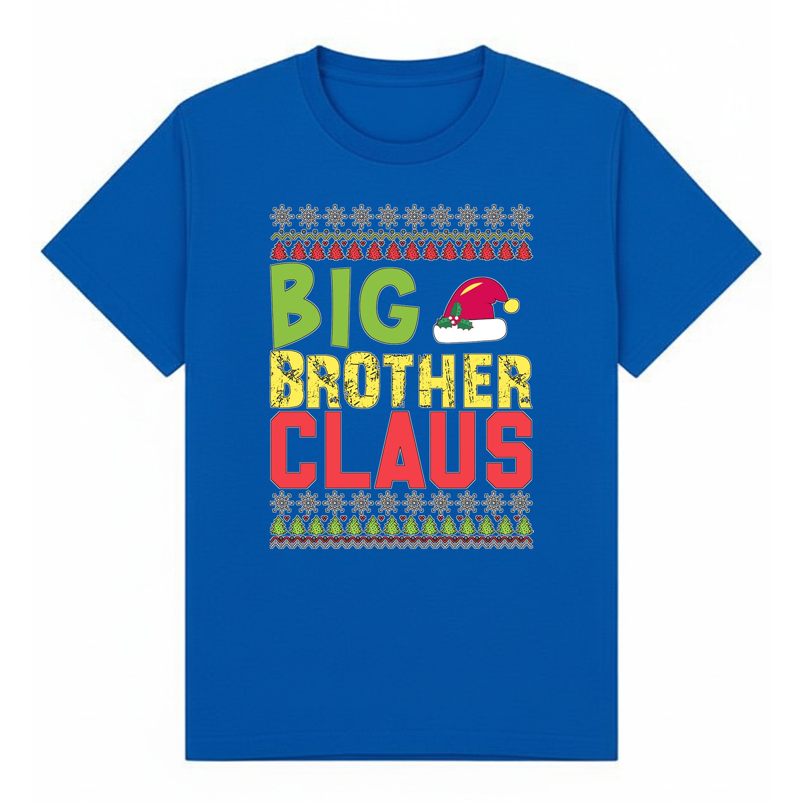 BGBRO27 artwork on royal T-shirt
