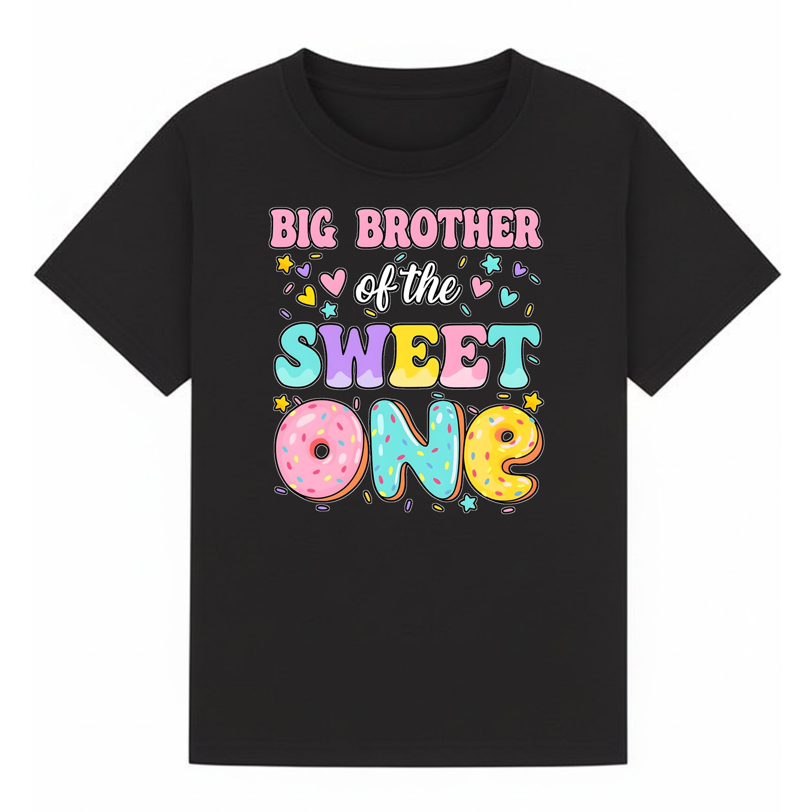 BGBRO28 artwork on black T-shirt
