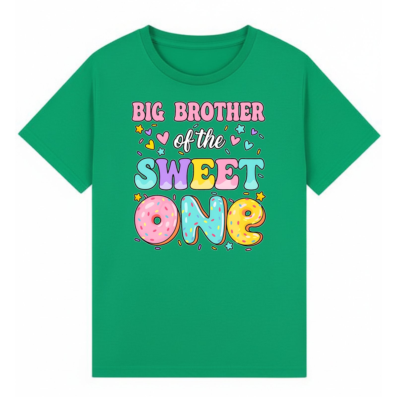 BGBRO28 artwork on irish green T-shirt