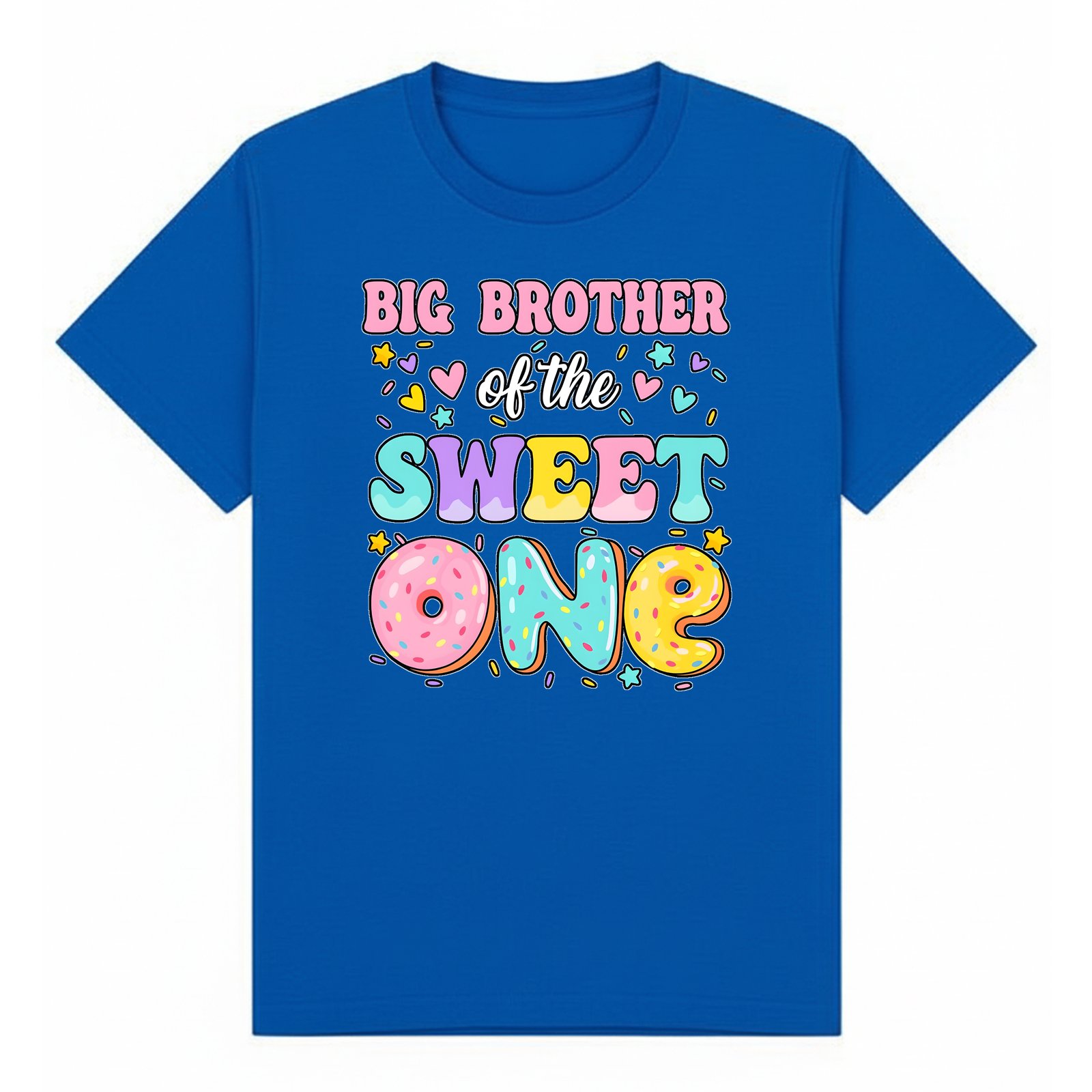 BGBRO28 artwork on royal T-shirt