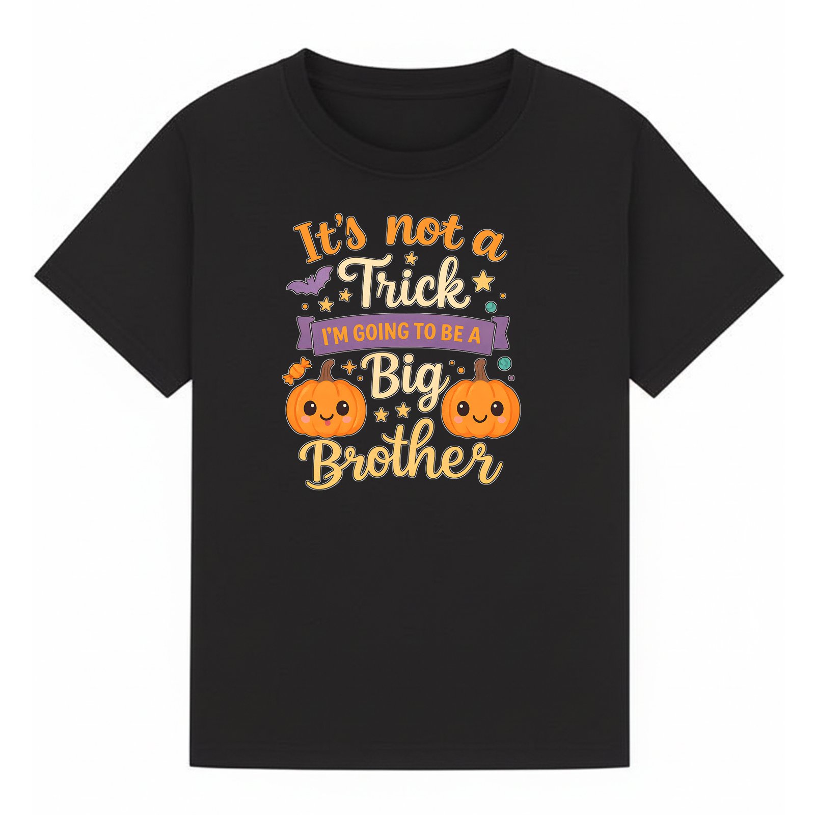 BGBRO31 artwork on black T-shirt