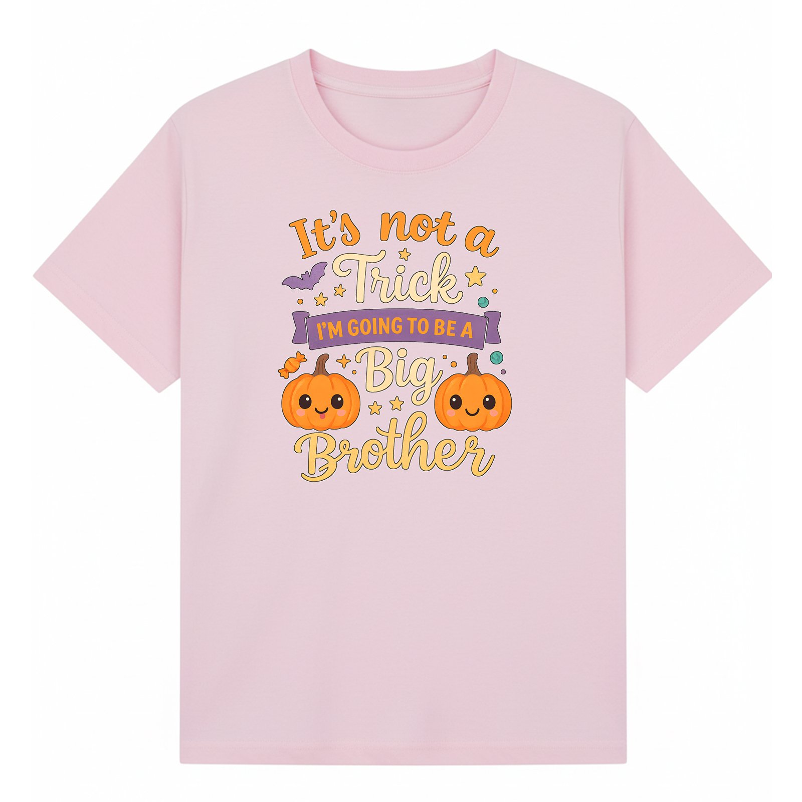 BGBRO31 artwork on light pink T-shirt