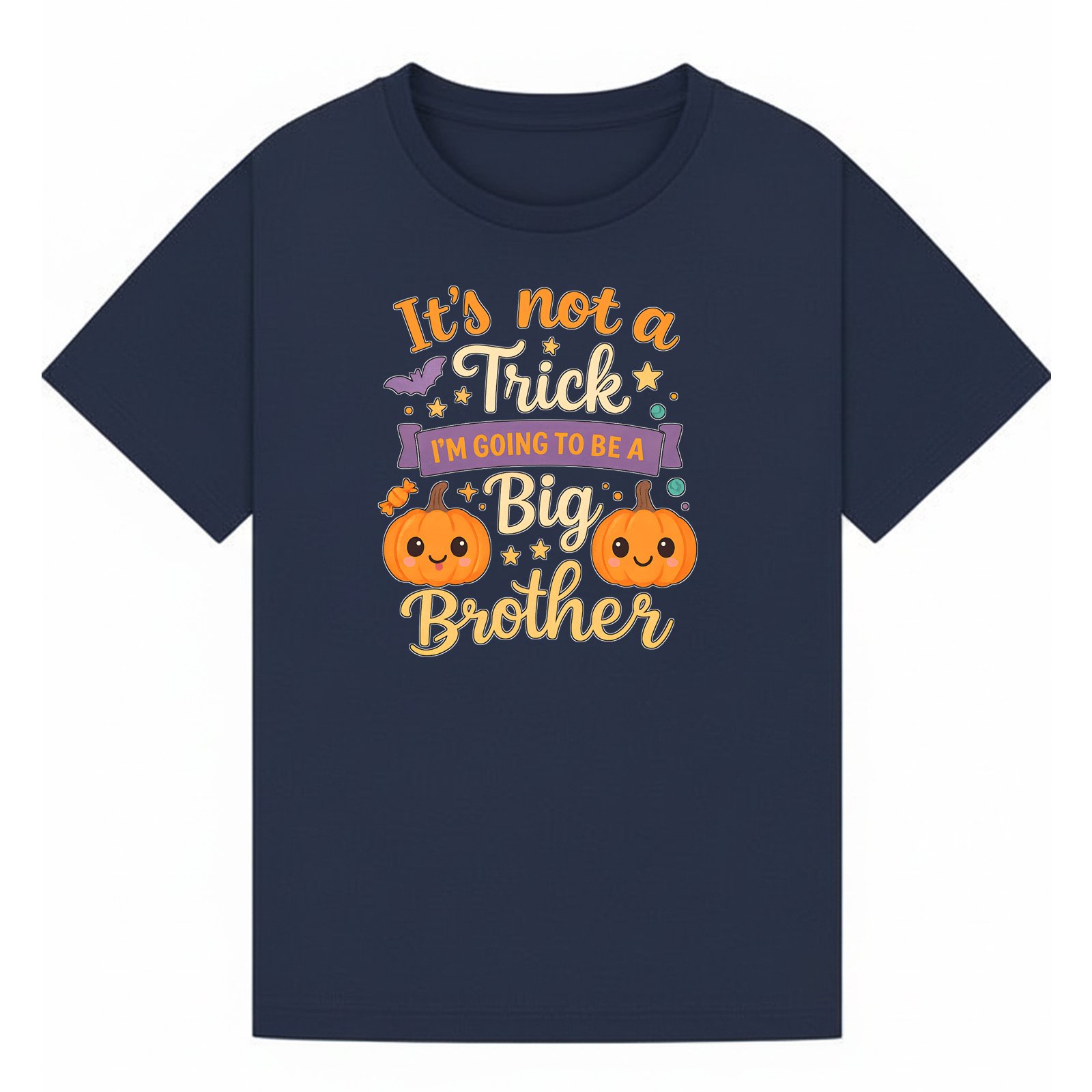 BGBRO31 artwork on navy T-shirt