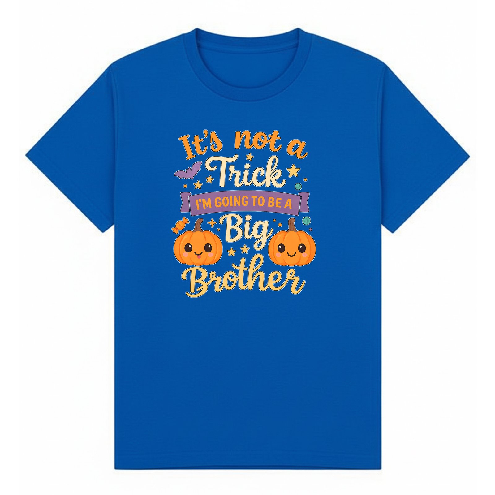 BGBRO31 artwork on royal T-shirt