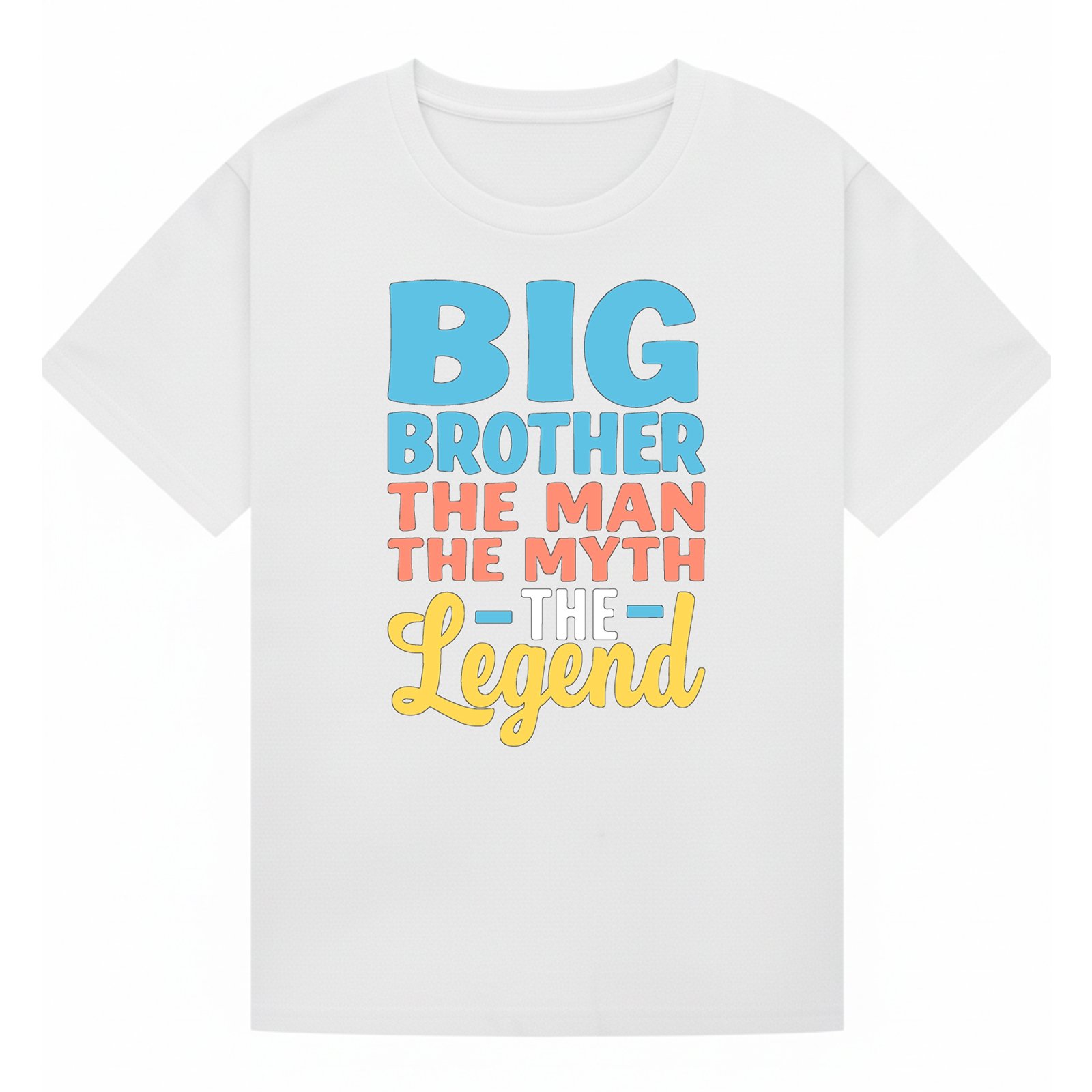BGBRO32 artwork on white T-shirt