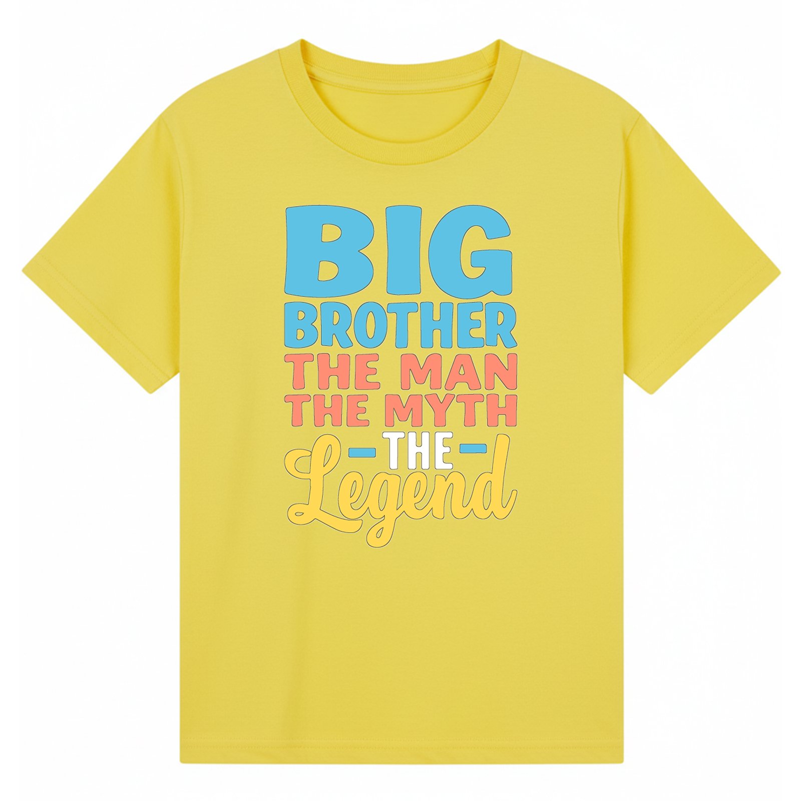 BGBRO32 artwork on yellow T-shirt