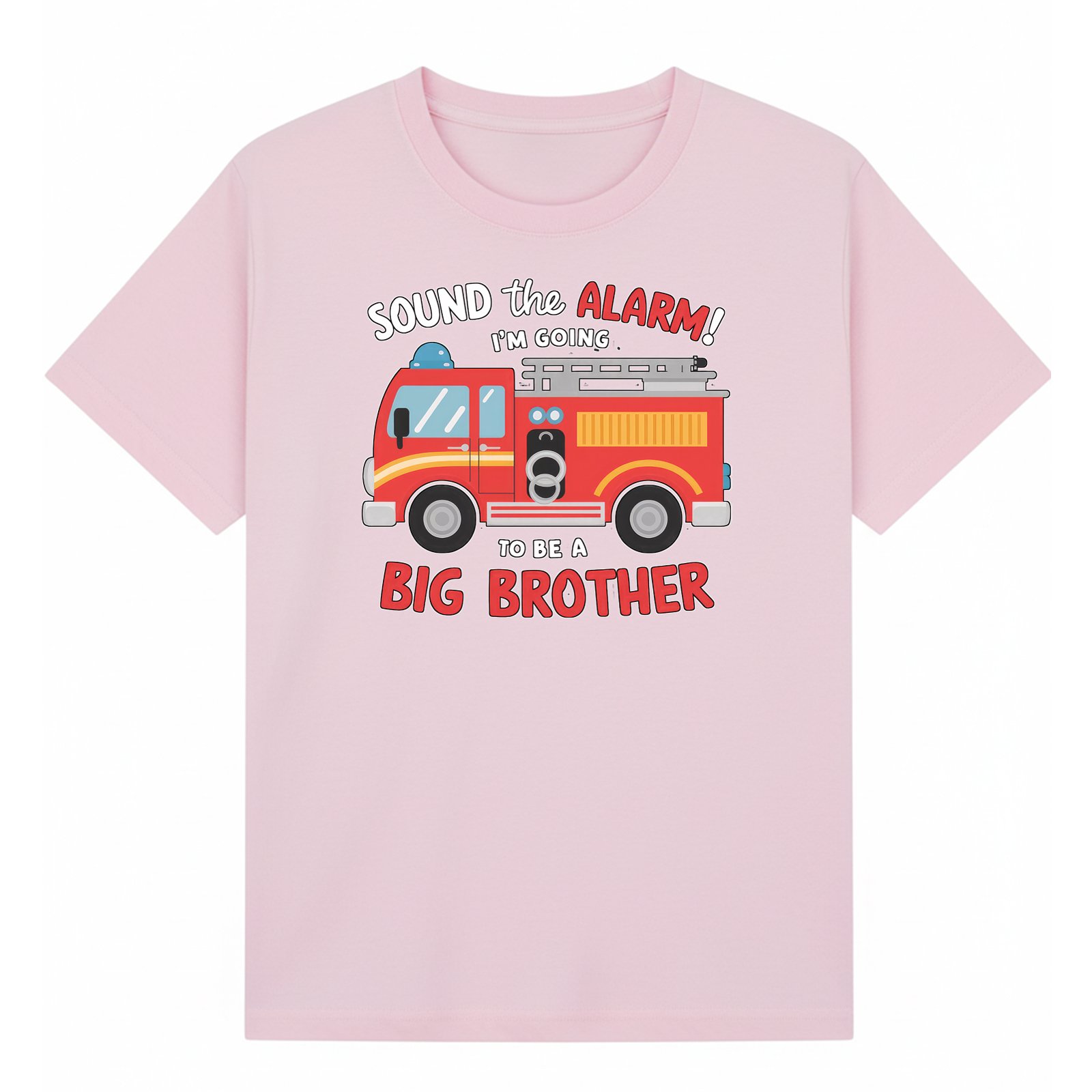 BGBRO33 artwork on light pink T-shirt