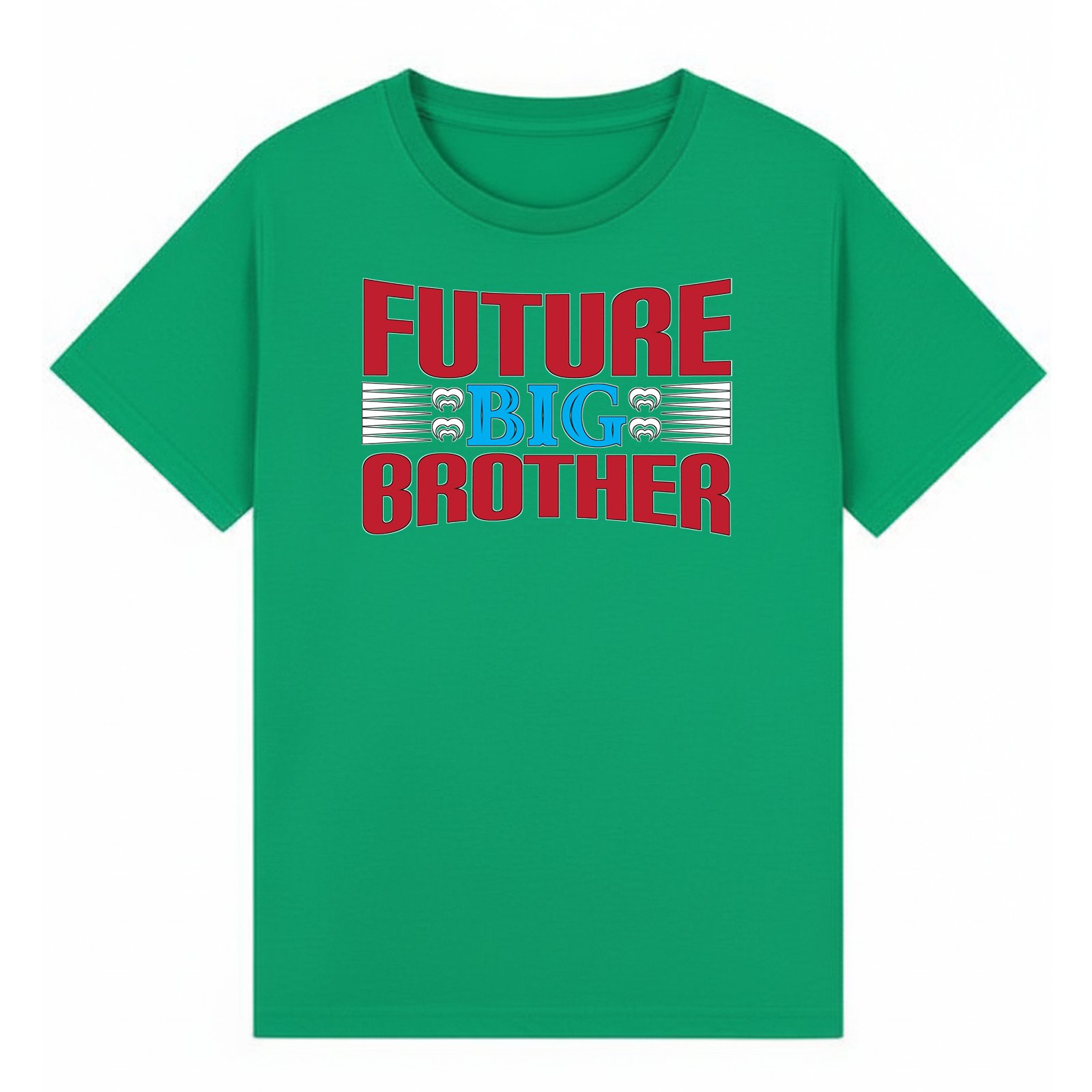 BGBRO34 artwork on irish green T-shirt