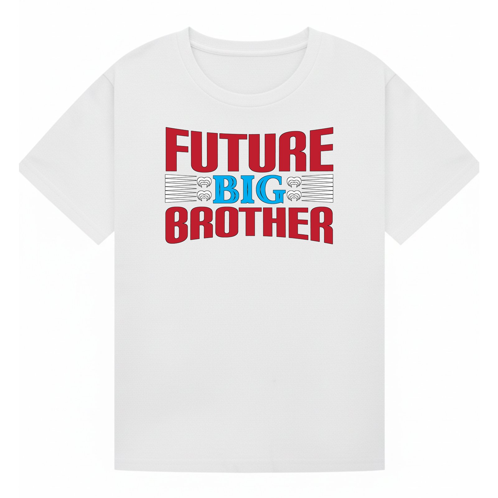 BGBRO34 artwork on white T-shirt