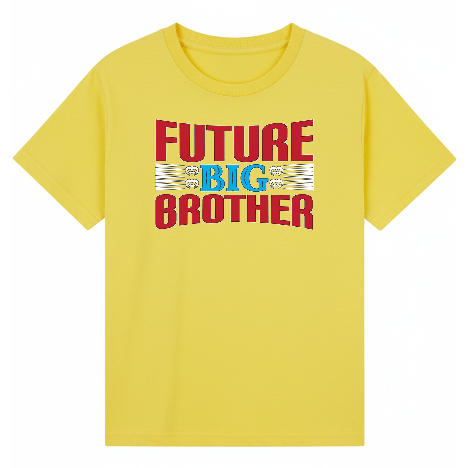 BGBRO34 artwork on yellow T-shirt