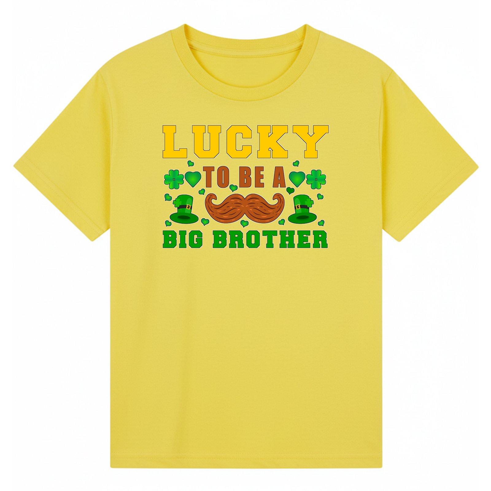 BGBRO38 artwork on yellow T-shirt