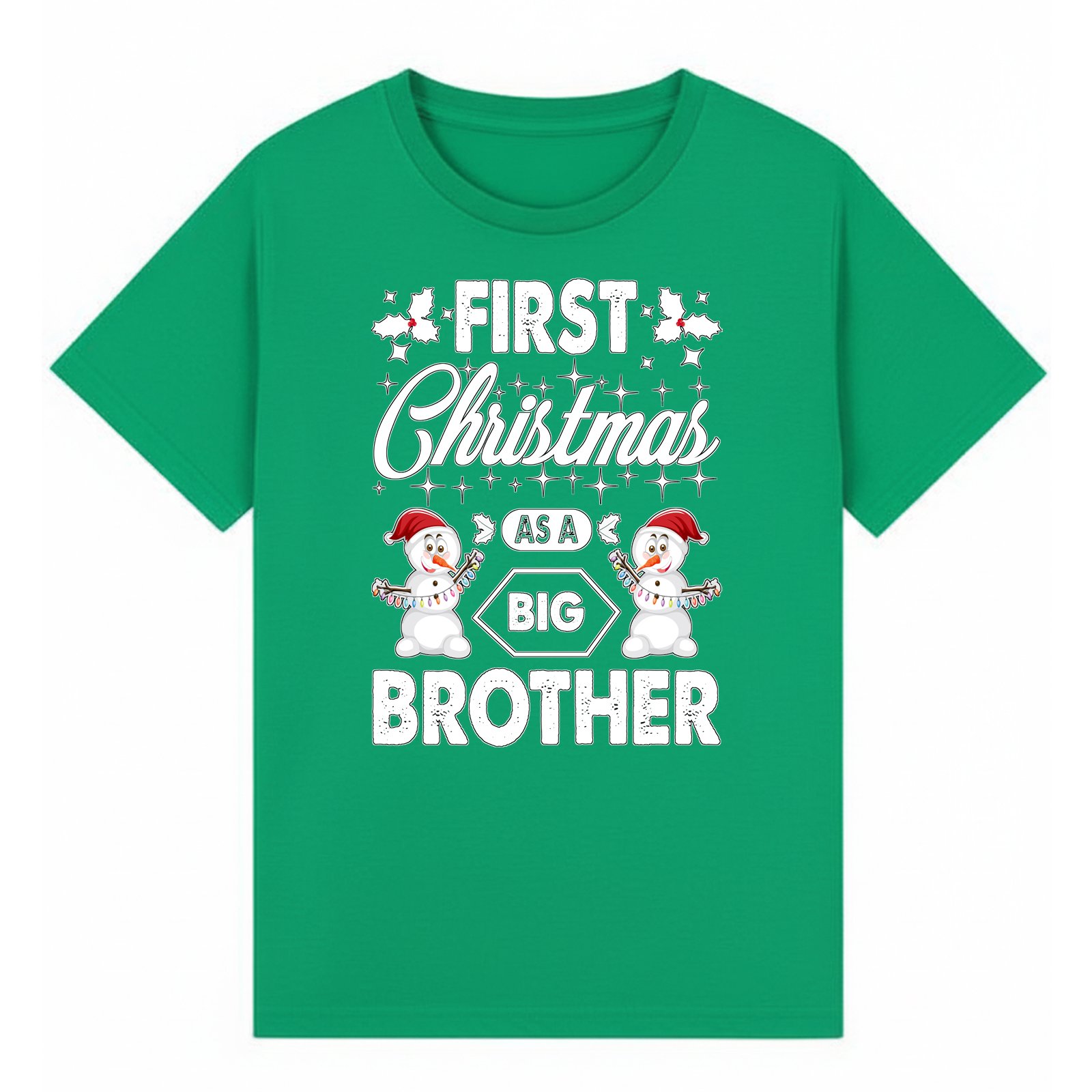 BGBRO41 artwork on irish green T-shirt