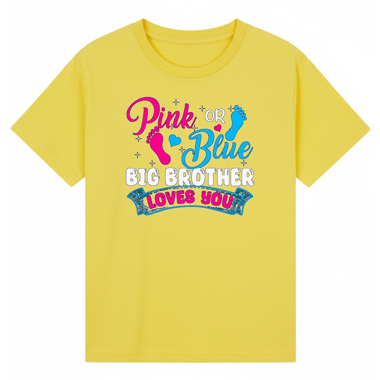 BGBRO42 artwork on yellow T-shirt