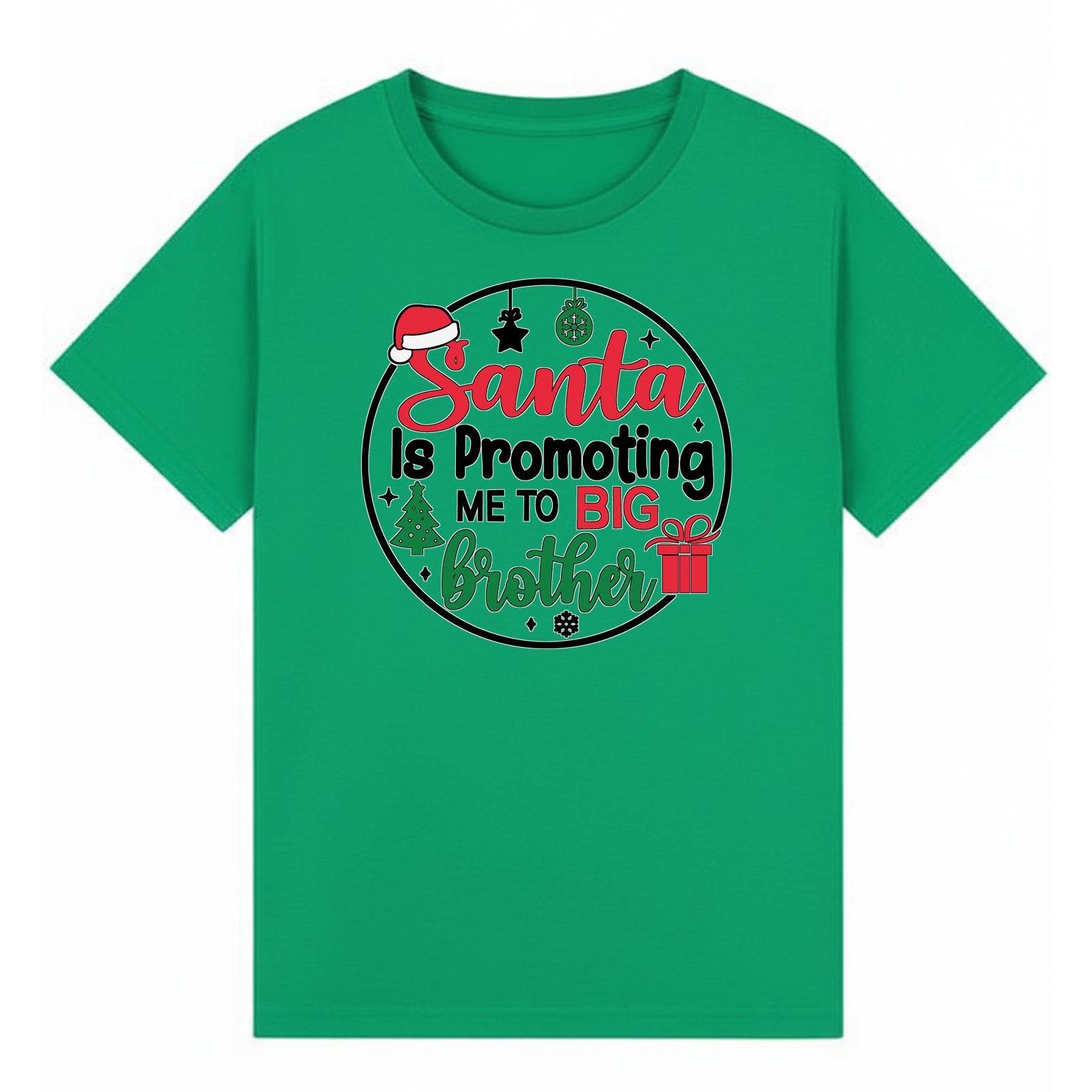 BGBRO47 artwork on irish green T-shirt