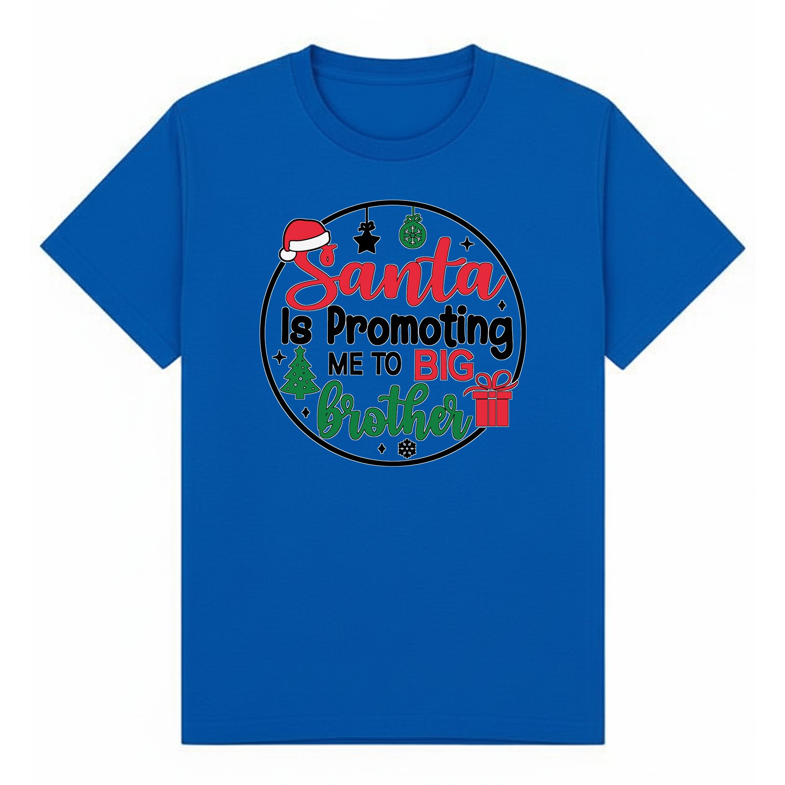 BGBRO47 artwork on royal T-shirt