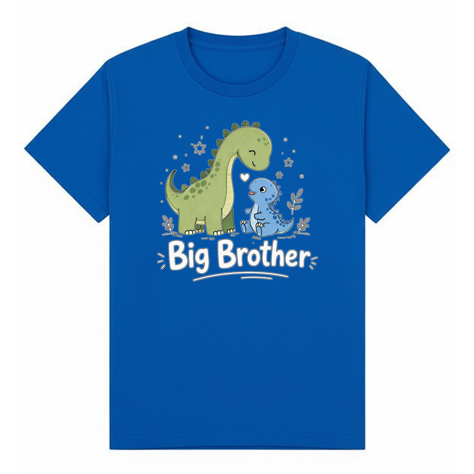 BGBRO48 artwork on royal T-shirt