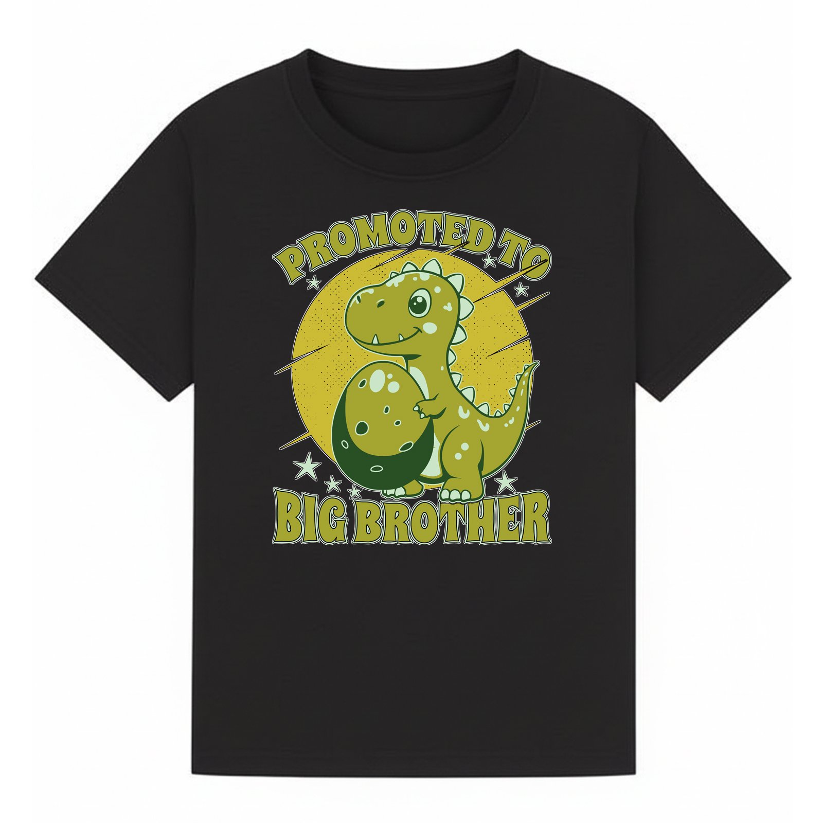 BGBRO52 artwork on black T-shirt