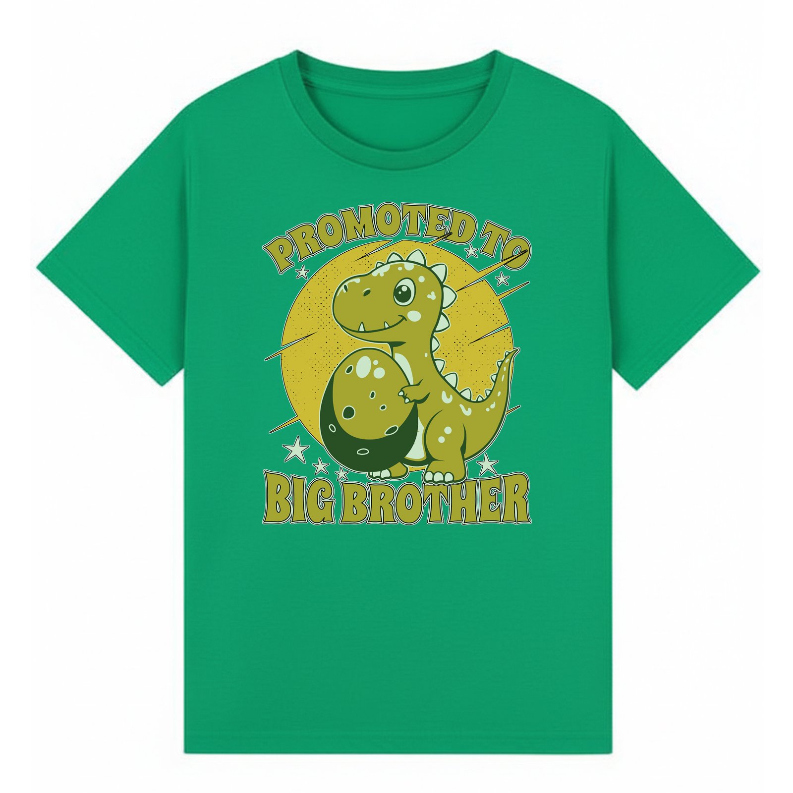 BGBRO52 artwork on irish green T-shirt