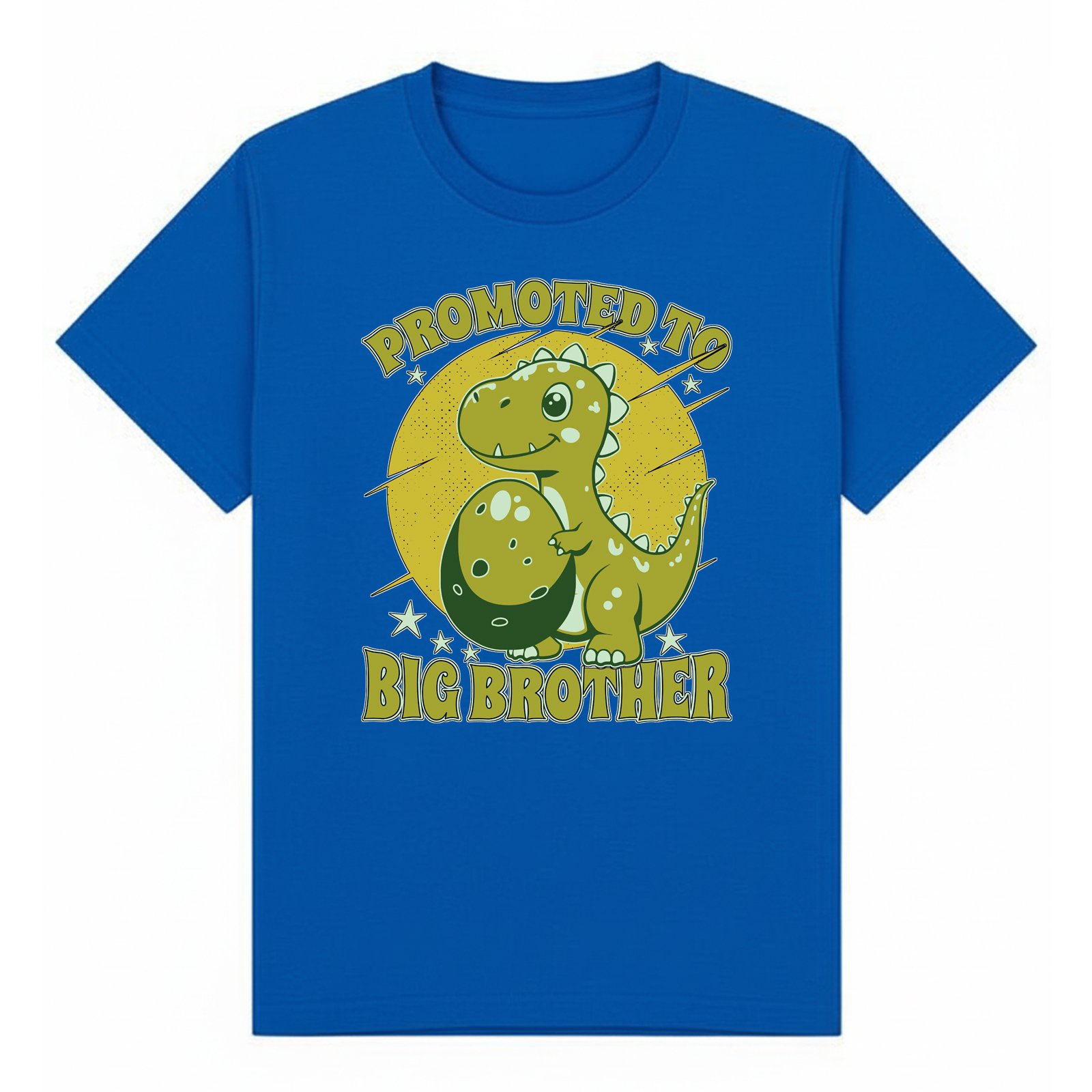 BGBRO52 artwork on royal T-shirt