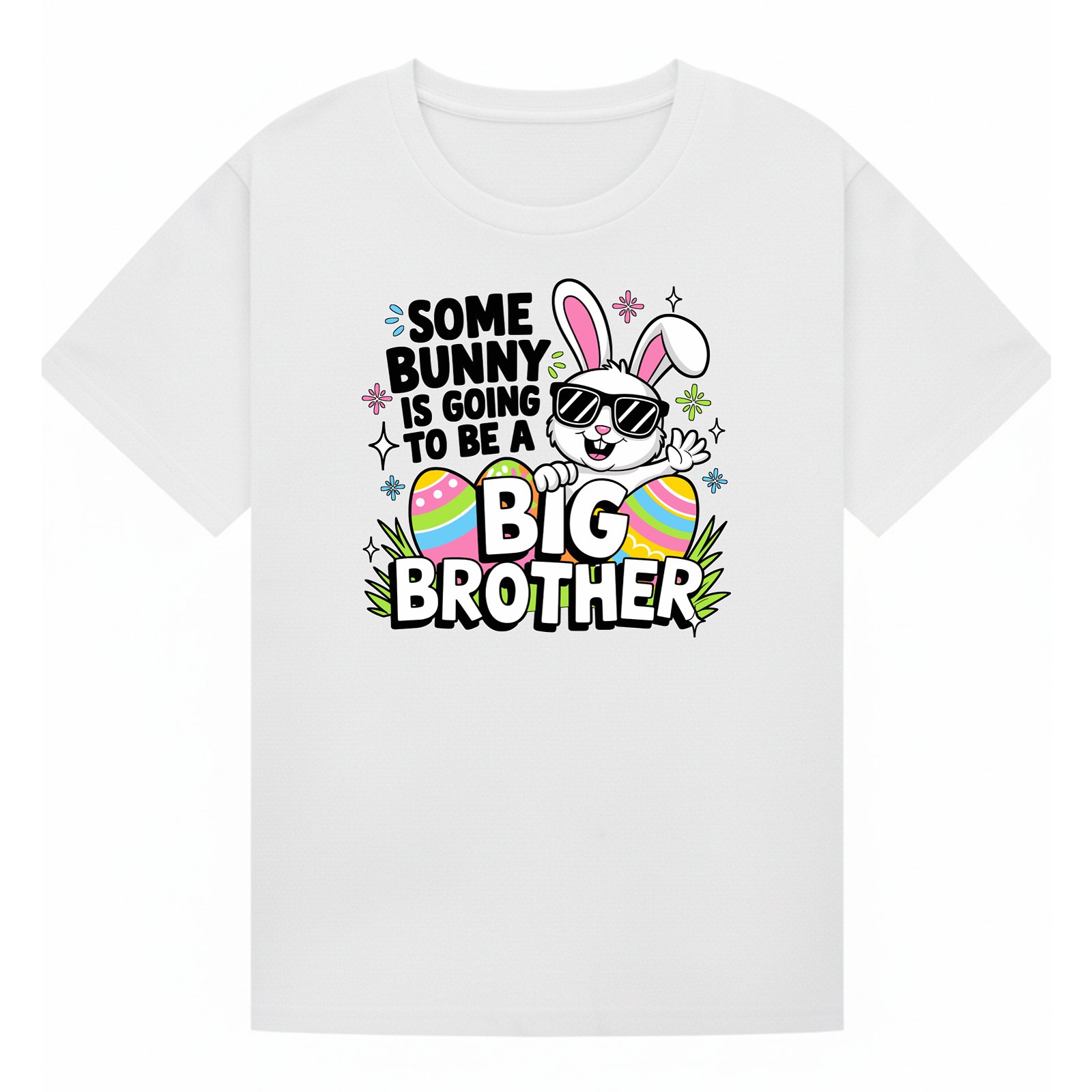 BGBRO57 artwork on white T-shirt