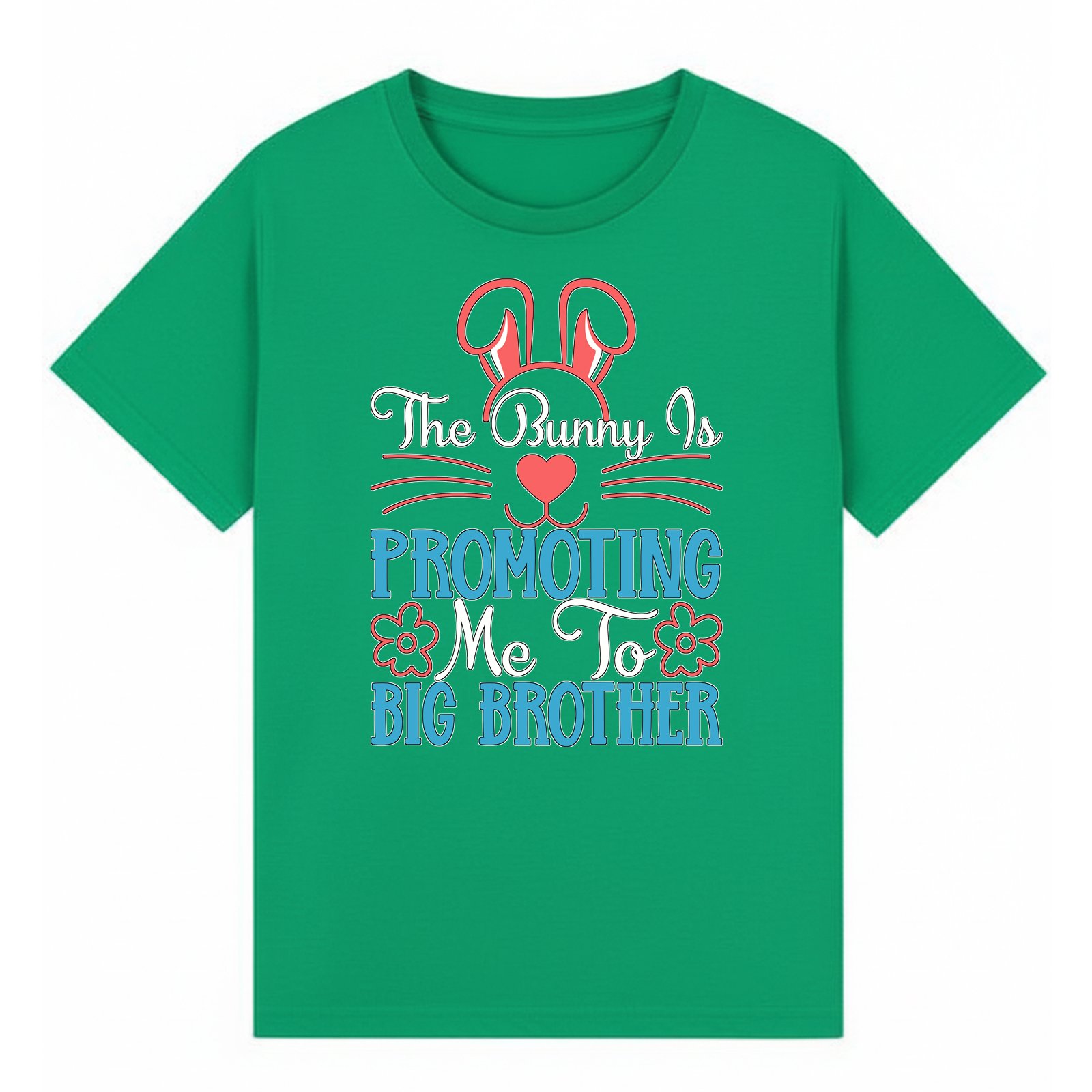 BGBRO58 artwork on irish green T-shirt