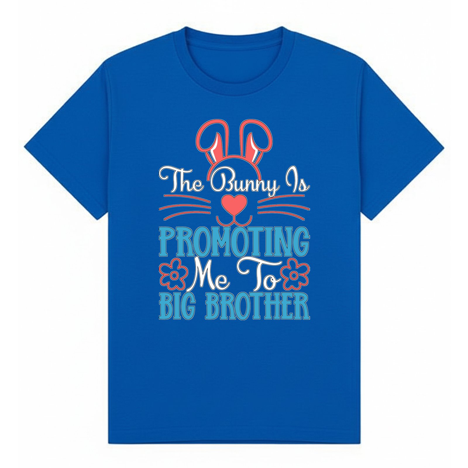 BGBRO58 artwork on royal T-shirt