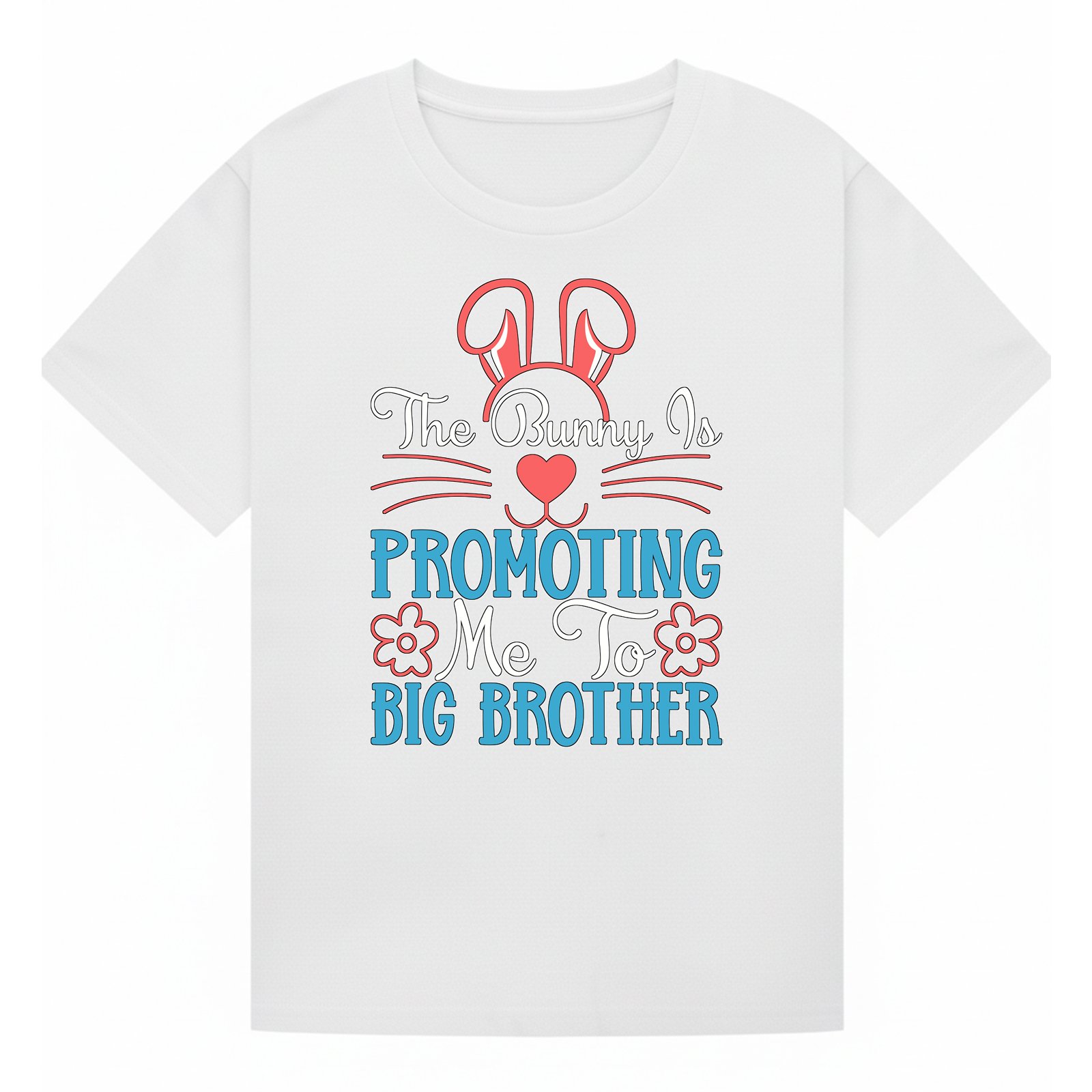 BGBRO58 artwork on white T-shirt