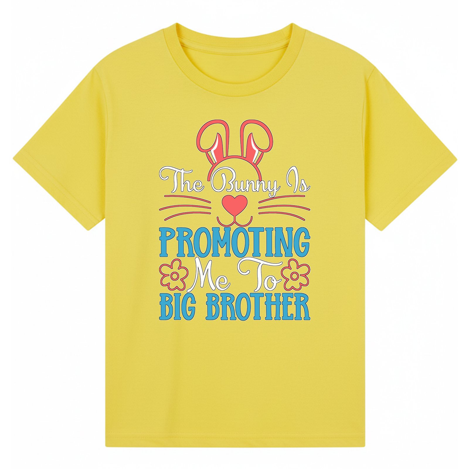 BGBRO58 artwork on yellow T-shirt