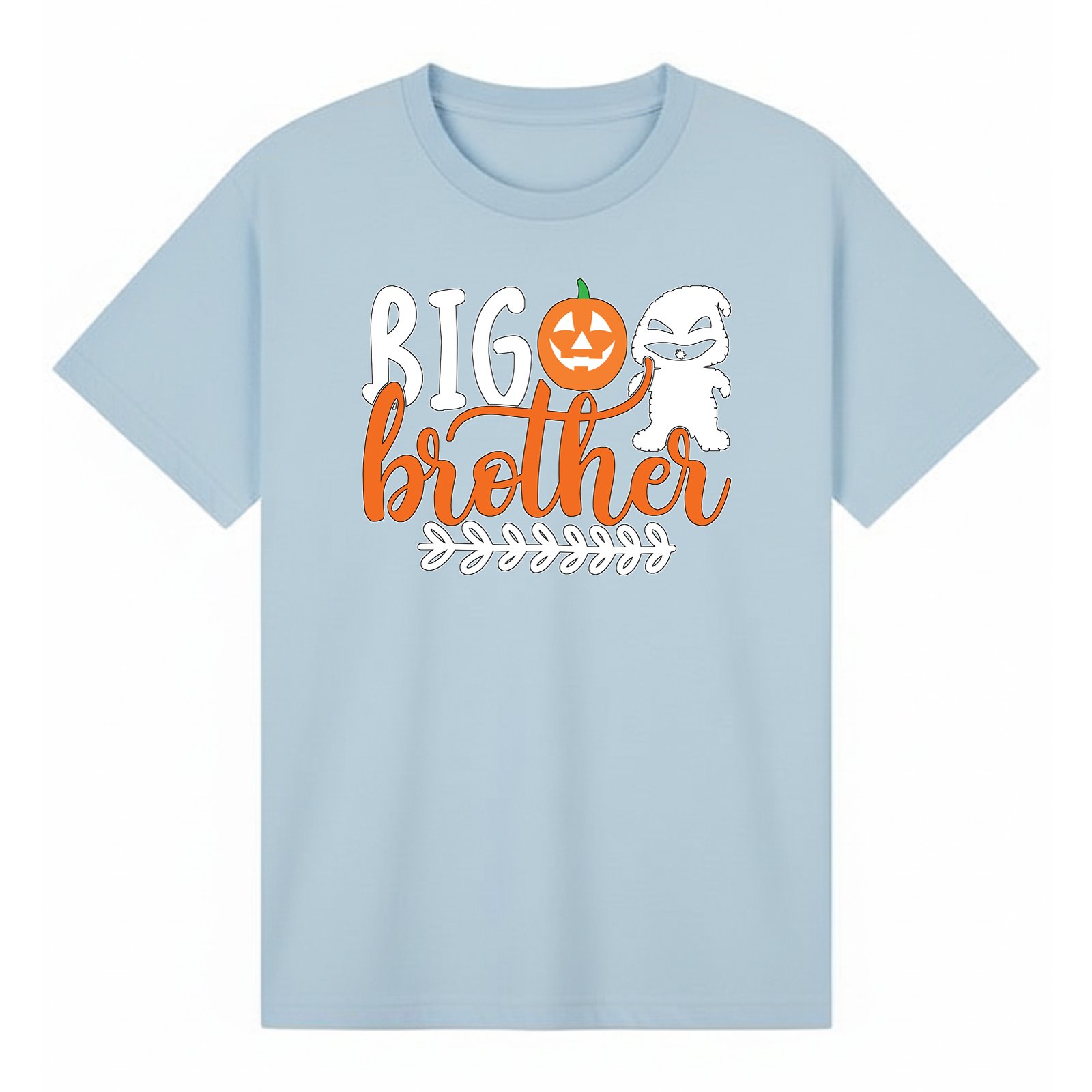 BGBRO60 artwork on light blue T-shirt