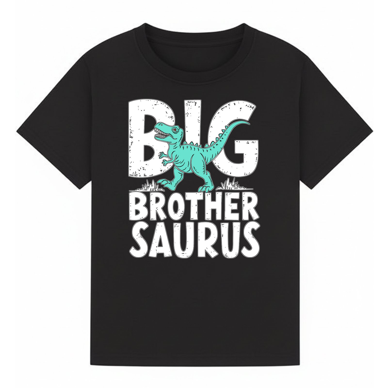 BGBRO63 artwork on black T-shirt