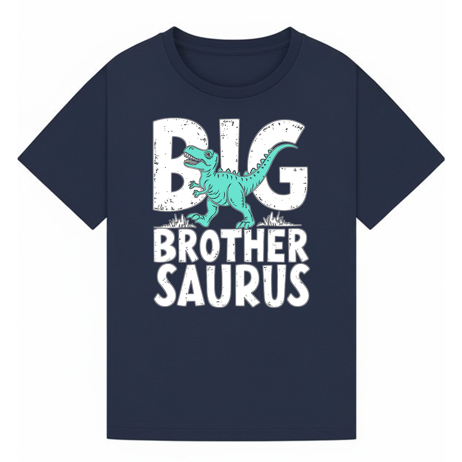 BGBRO63 artwork on navy T-shirt