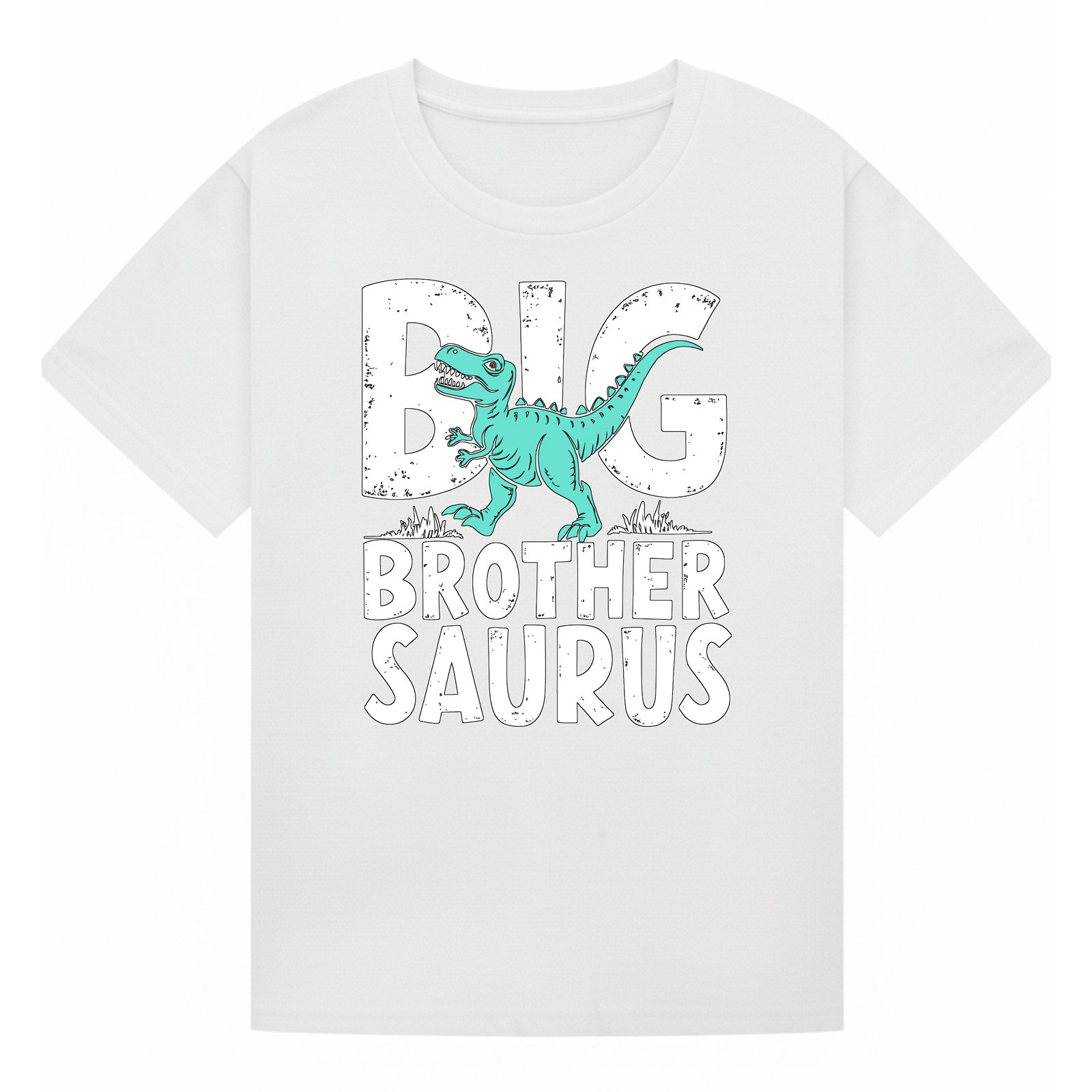 BGBRO63 artwork on white T-shirt