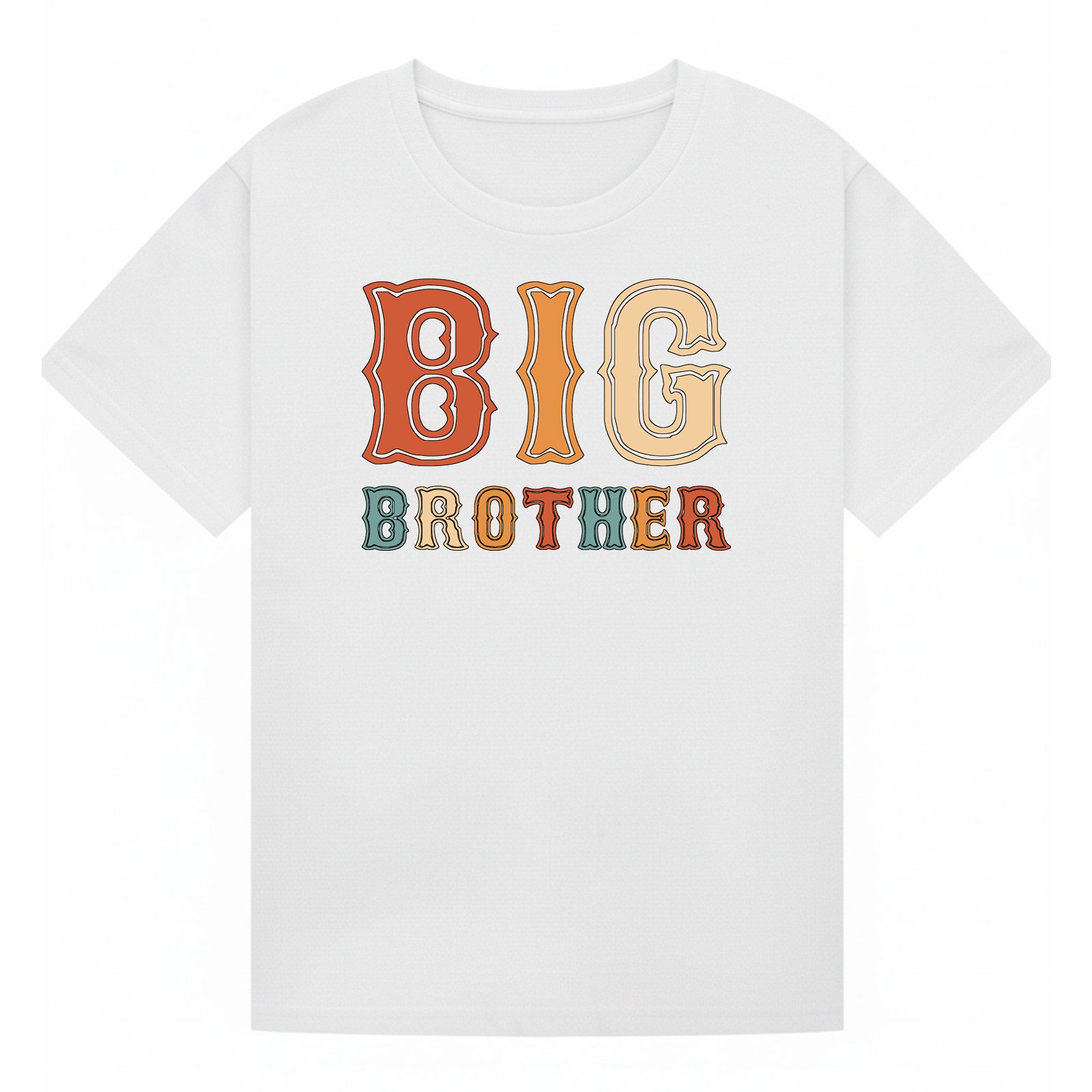 BGBRO64 artwork on white T-shirt