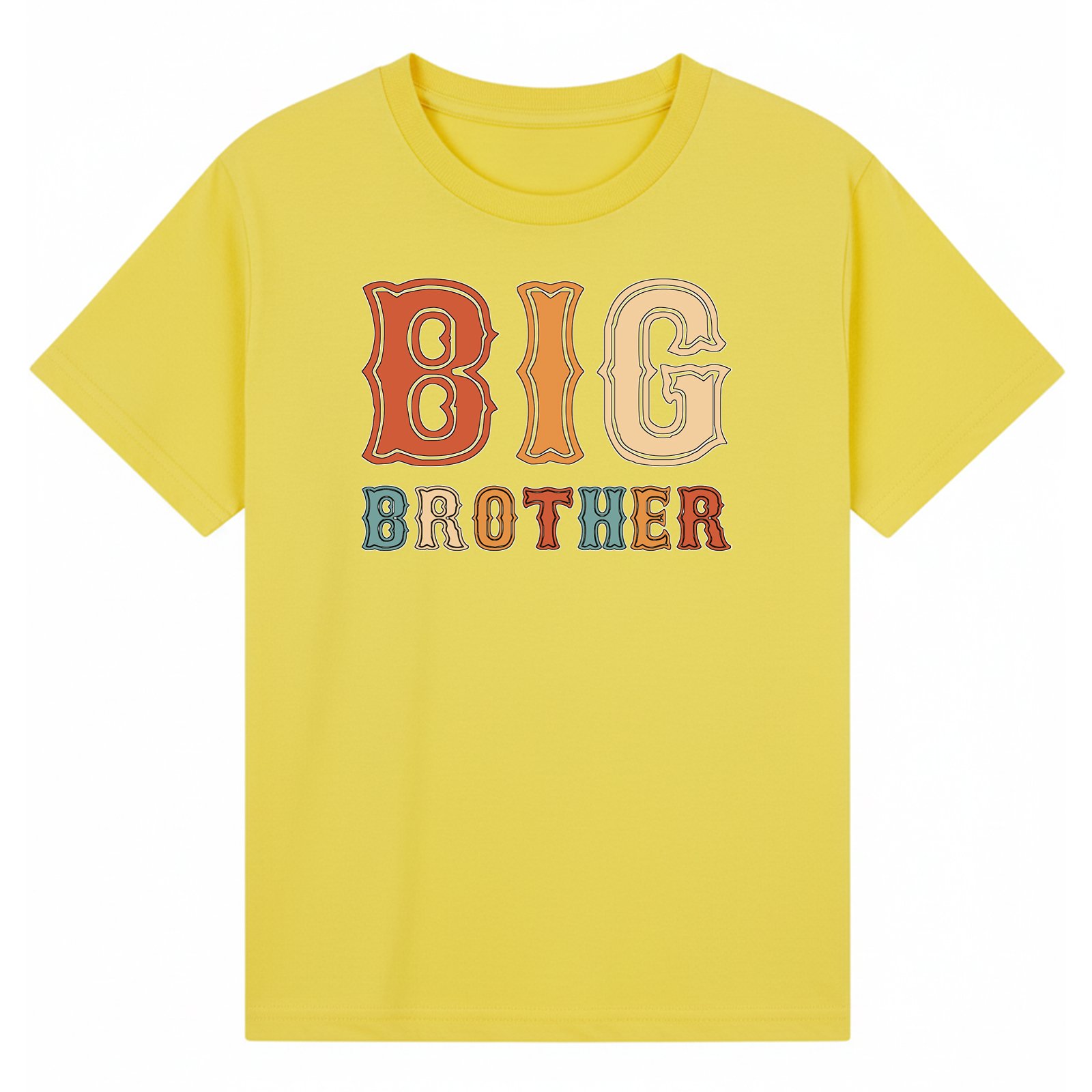 BGBRO64 artwork on yellow T-shirt