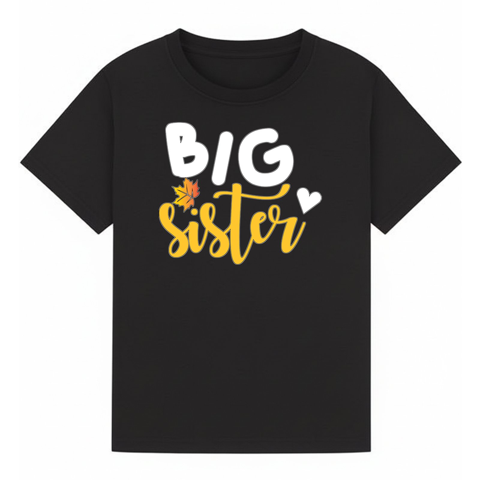 BGSIS02 artwork on black T-shirt