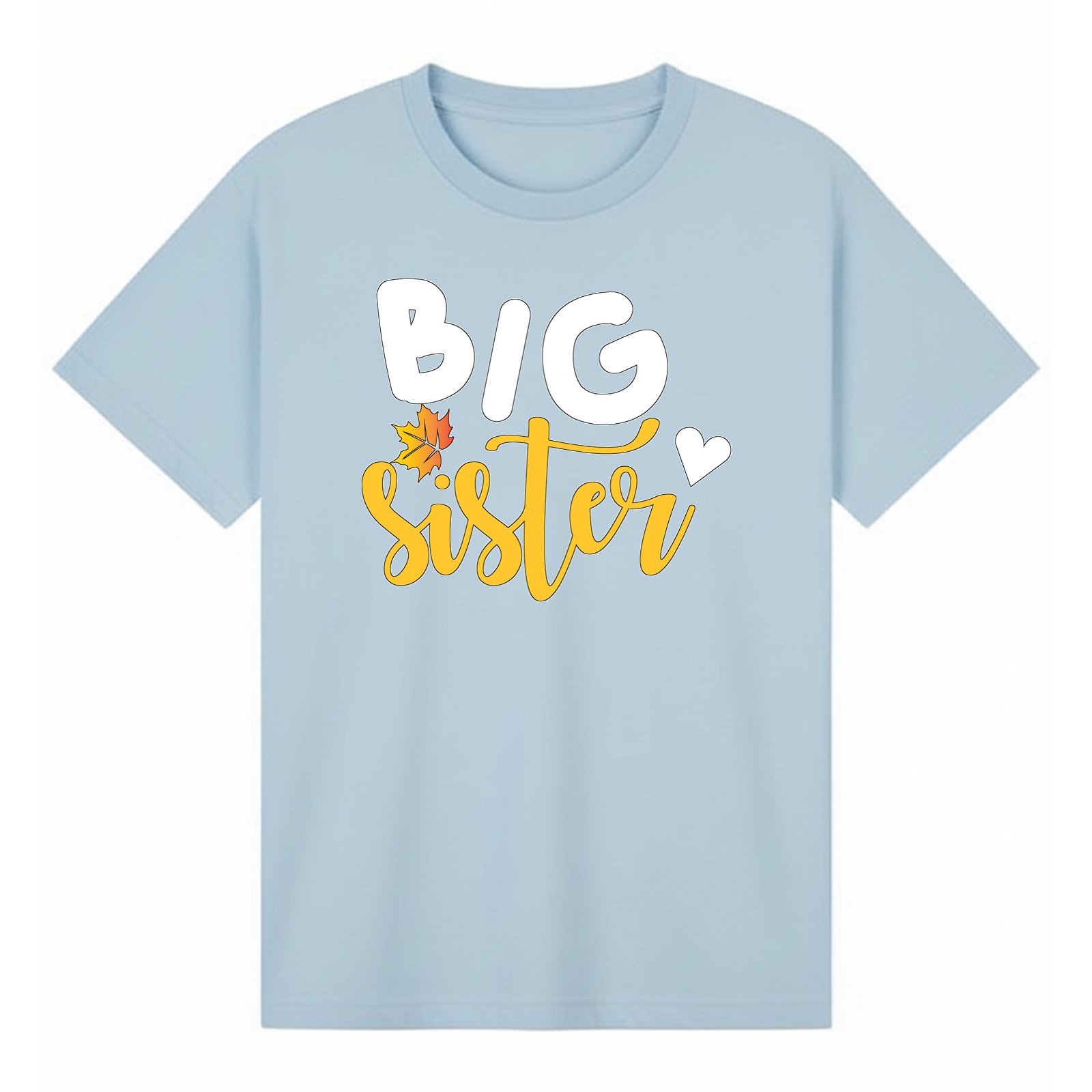 BGSIS02 artwork on light blue T-shirt
