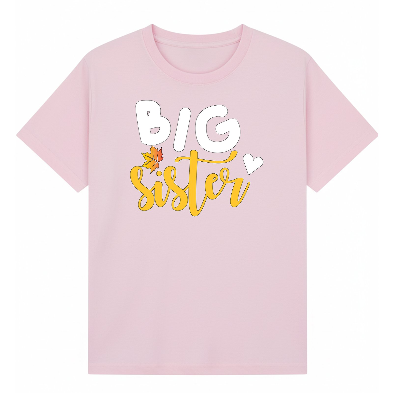 BGSIS02 artwork on light pink T-shirt