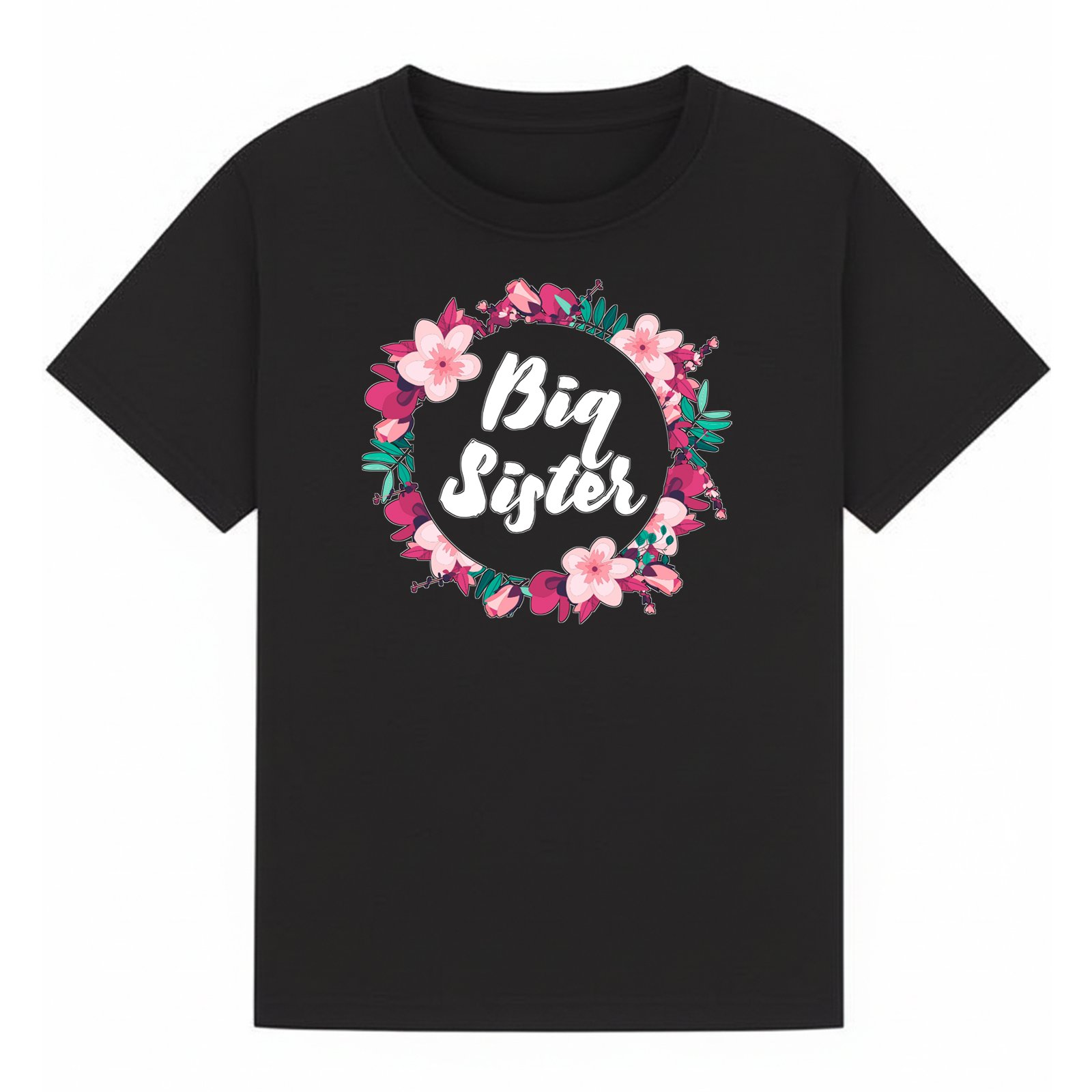 BGSIS03 artwork on black T-shirt