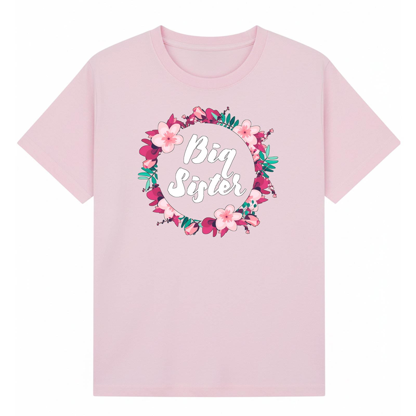 BGSIS03 artwork on light pink T-shirt